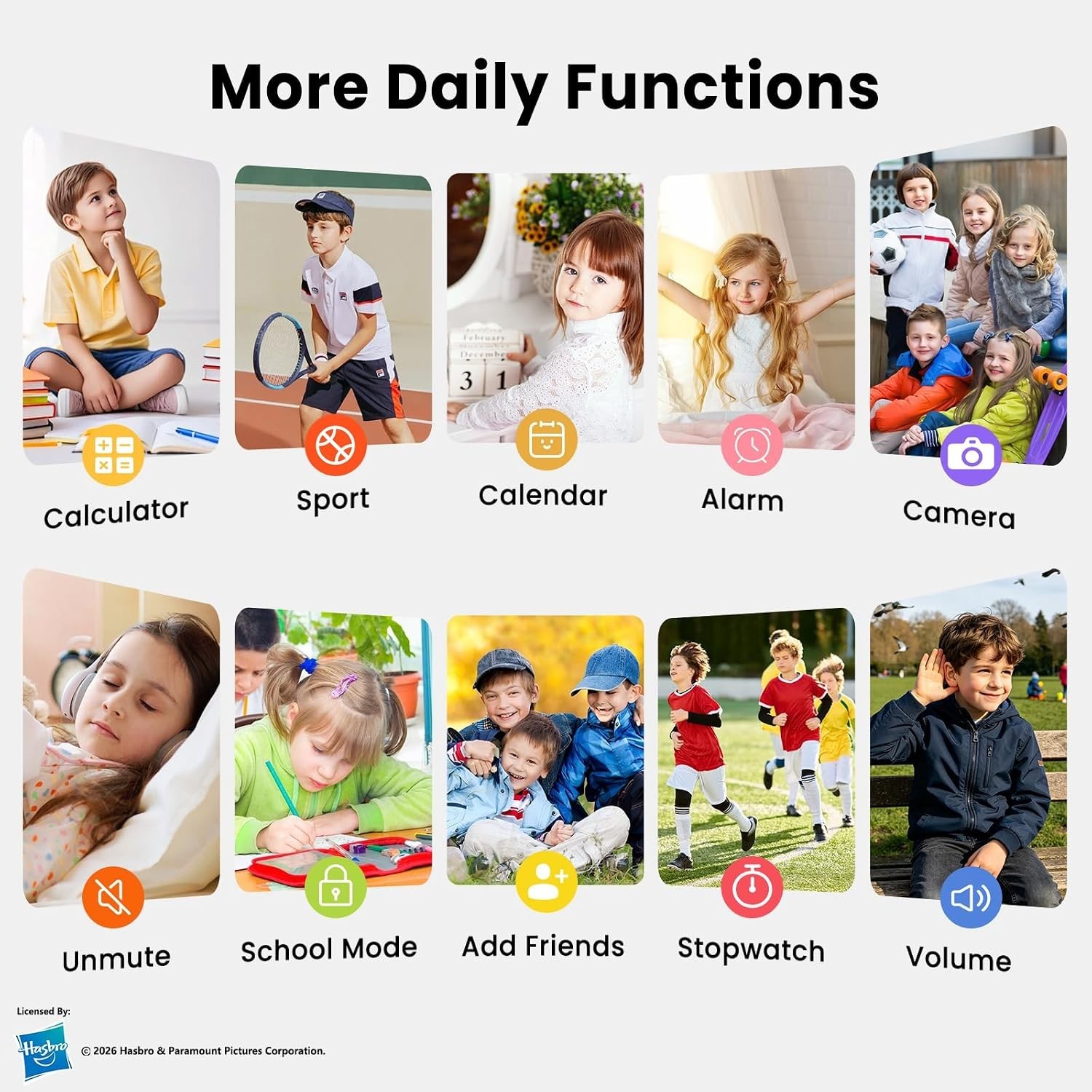 4G Kid Phone Watch with SIM Card, Kids Smart Watch for Boys Girls SOS Video call