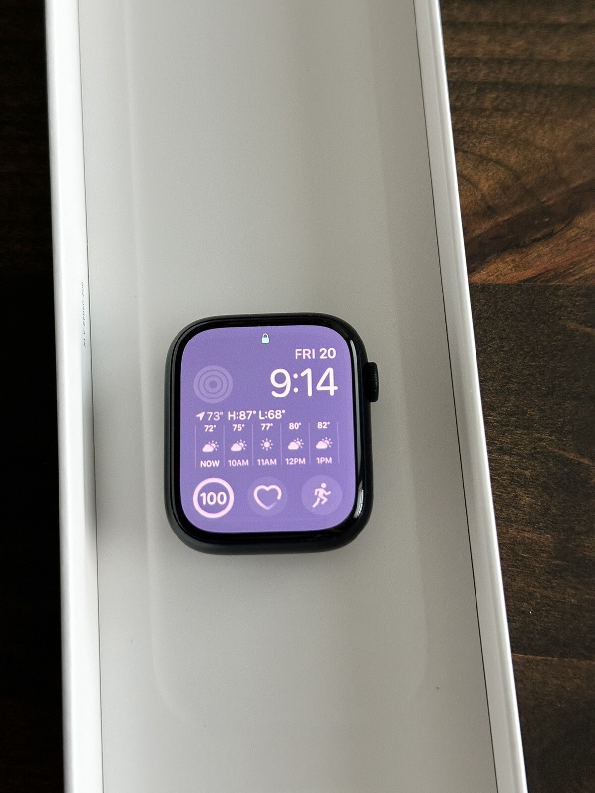Apple Watch Series 7 45mm Aluminum Case with Sport Band – Midnight – Extra Band