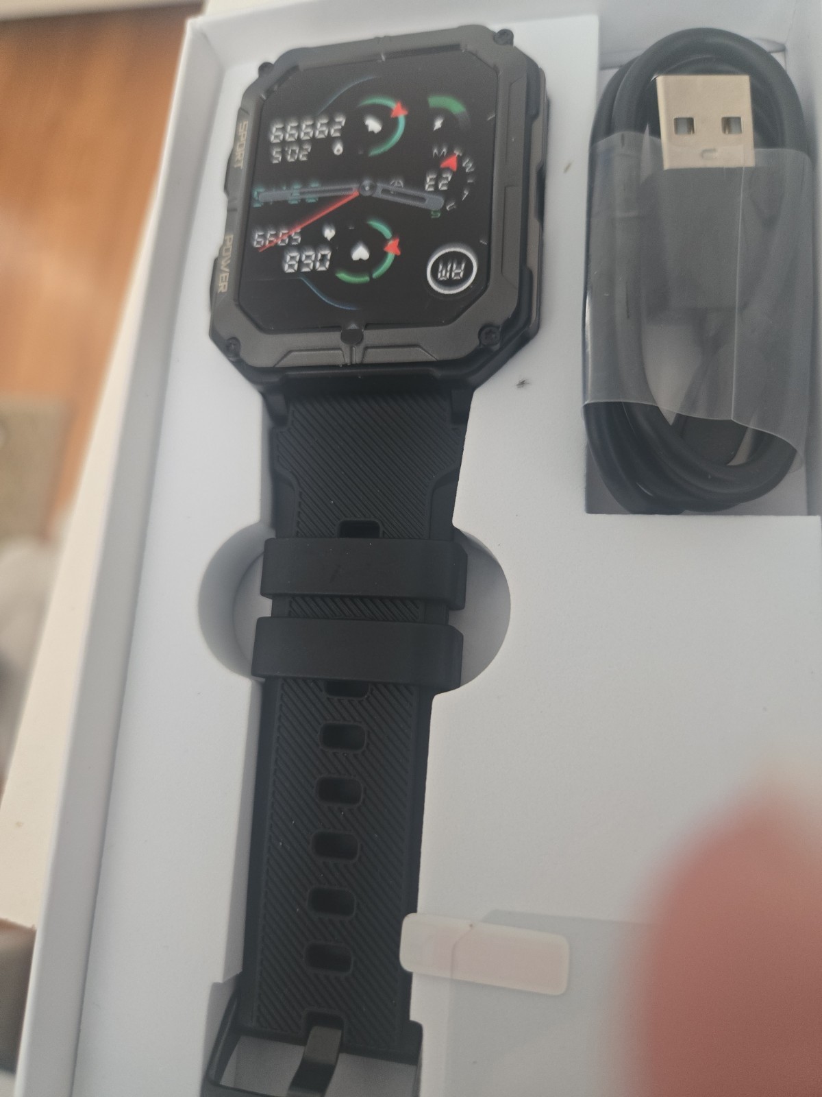 Blackview C20PRO 1.83 Inch BT Call Smart Watch Men IP68 Waterproof Sports Black