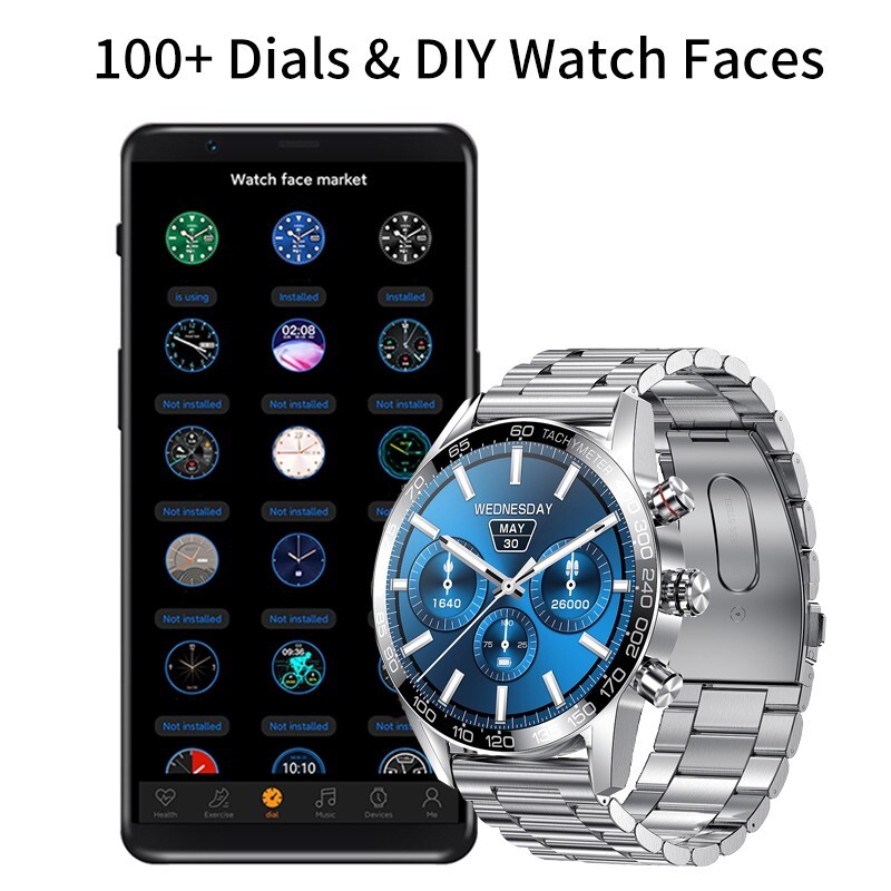 🔥Smart Watch Men Women Fitness Tracker Heart Rate Blood Pressure GPS Waterproof