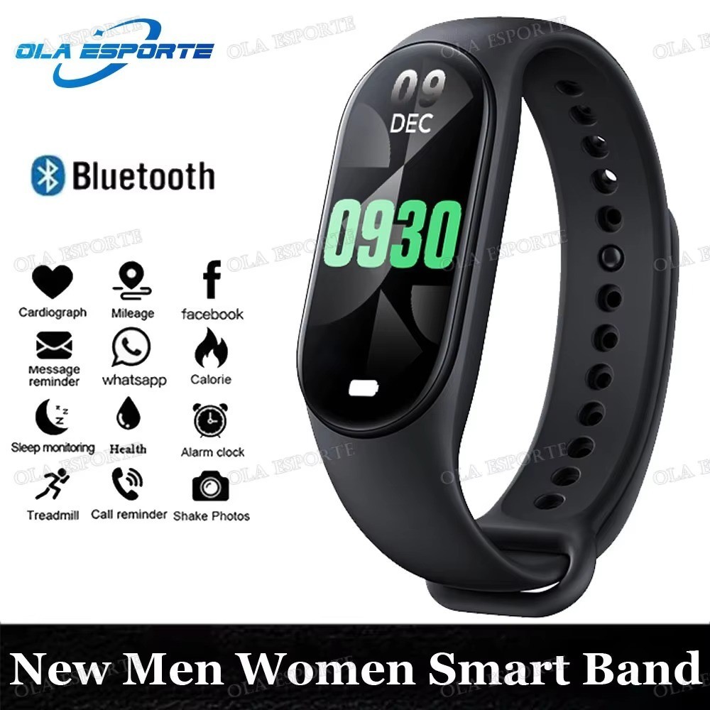 M7 Smart Watch Fitness Tracker Heart Rate Sleep Monitor Waterproof Band ⌚
