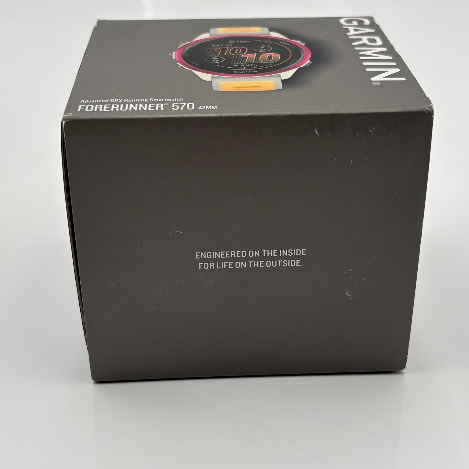 Garmin Forerunner 570 GPS 42mm Running Triathlon Watch Raspberry Aluminum New