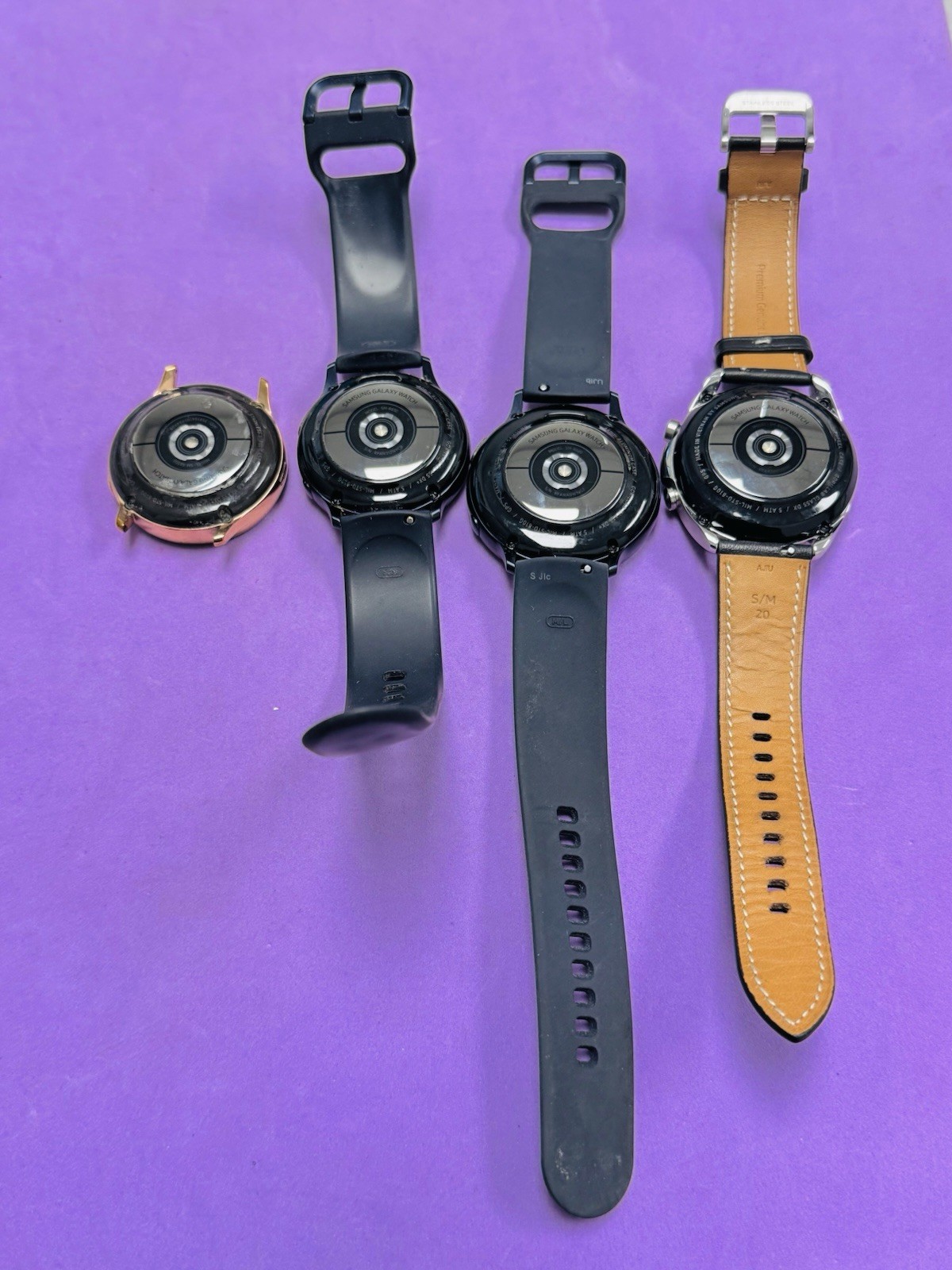 (4x AS-IS) Samsung Galaxy Watch Active 2 3 Smartwatch SM-R820 SM-R830 SM-R850