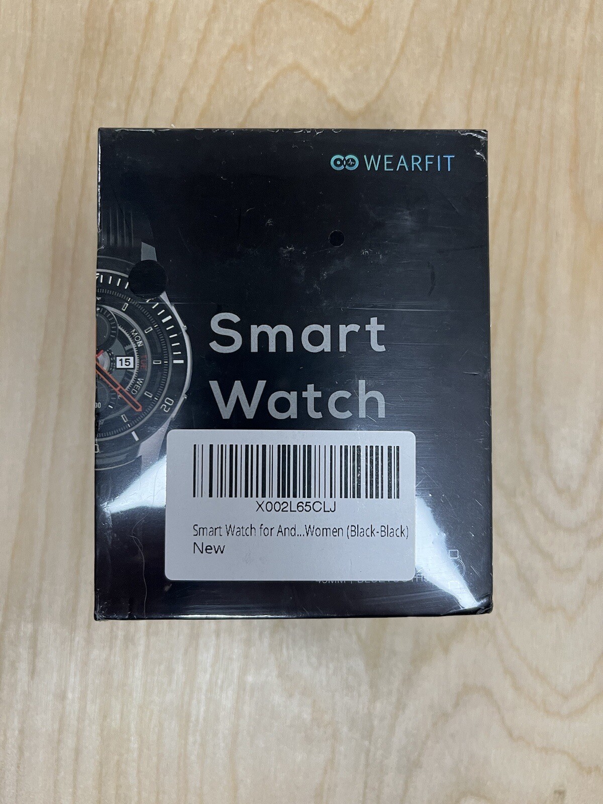 Women’s Wearfit Smart Watch for IOS 8.4 & Above, Android 4.4 & Above Black/Black