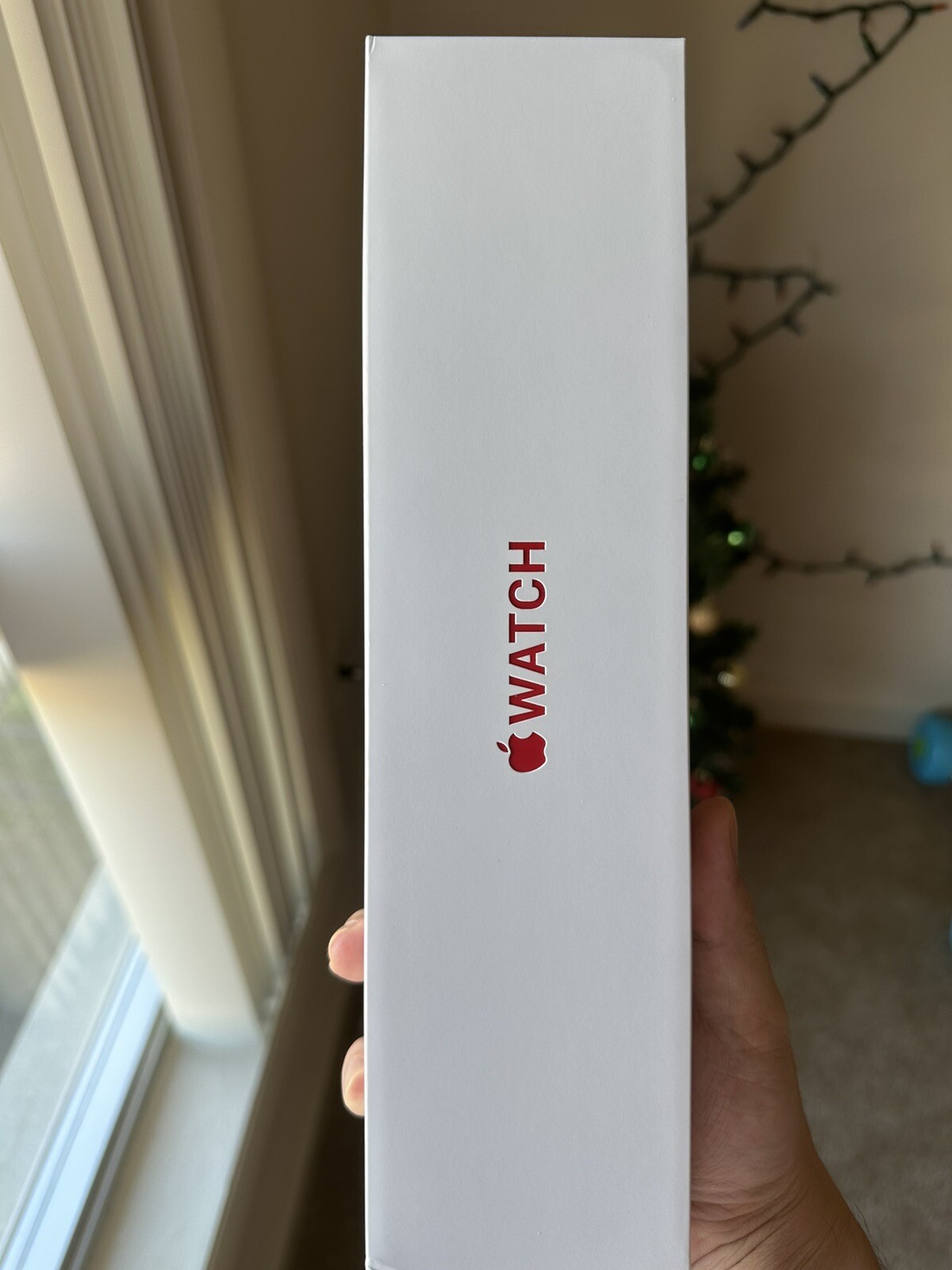 Apple Watch Series 7 41mm RED (PRODUCT) Aluminum RED sport band GPS (BRAND NEW)