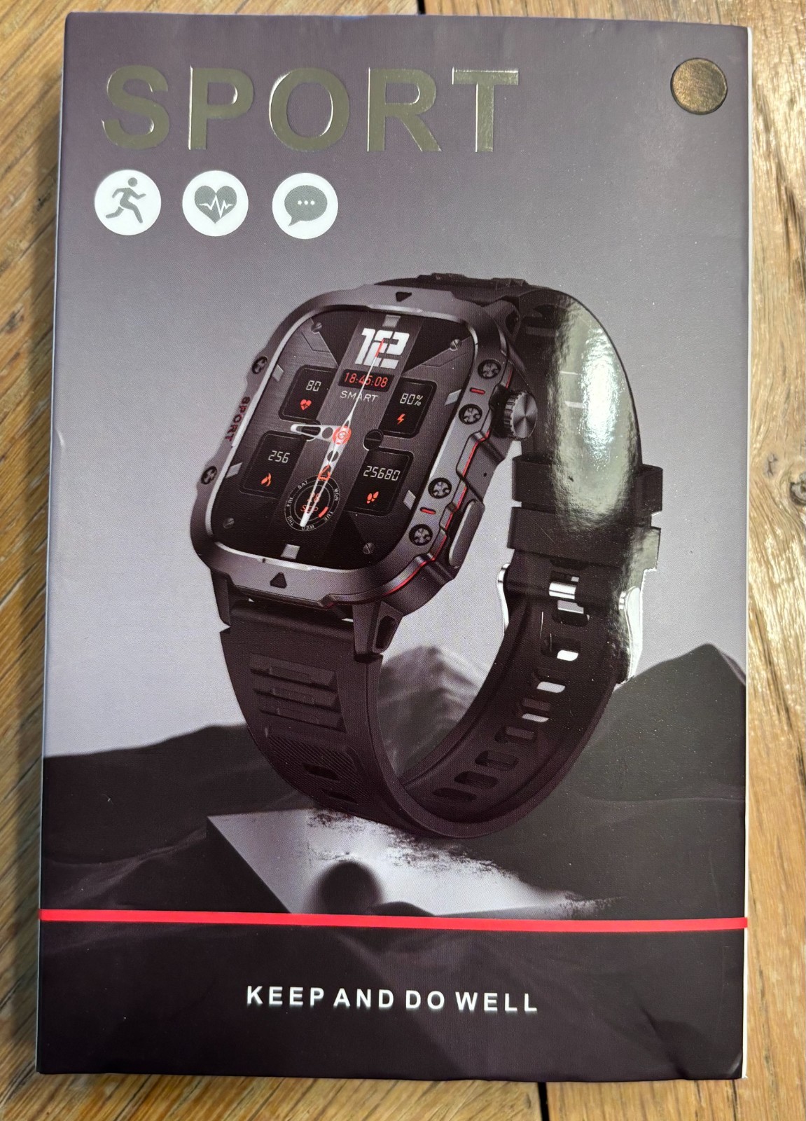 Smart Watch QX11 Outdoor Military Tactical Men Sport Fitness Rugged Wristwatch
