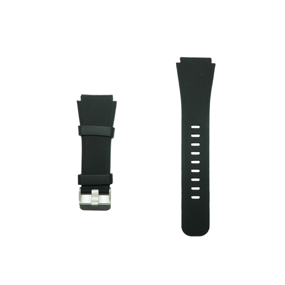 Samsung Gear S3 Frontier Classic 46MM Rubber Sports Wristband Smartwatch – Black
