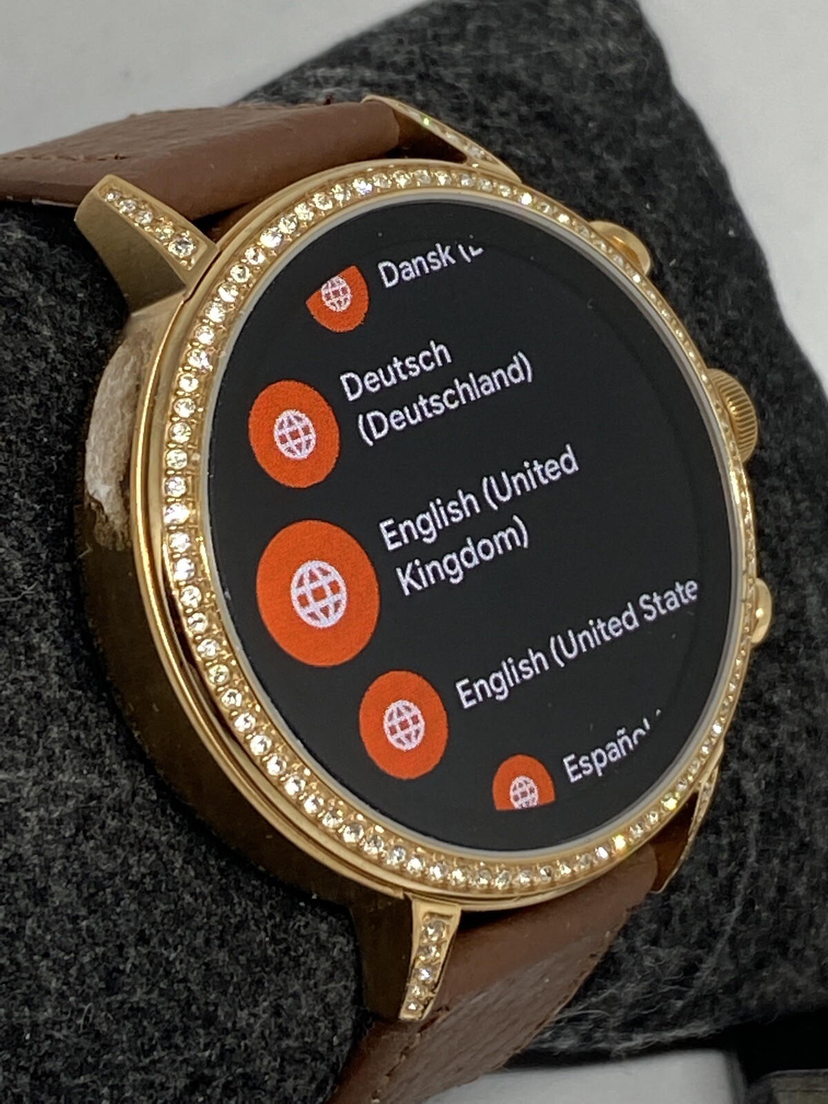 Fossil Gen 4 Authentic Digital Dial Smart Watch Custom Band FTW6011 LT437