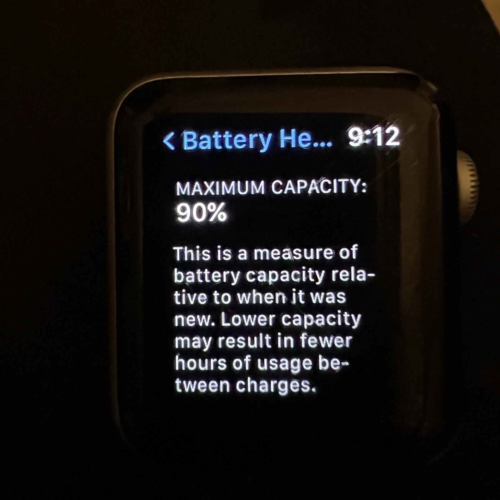 Apple Watch 3 GPS White Band 38mm Silver 90% Battery Model MTEY2LL/A Complete +