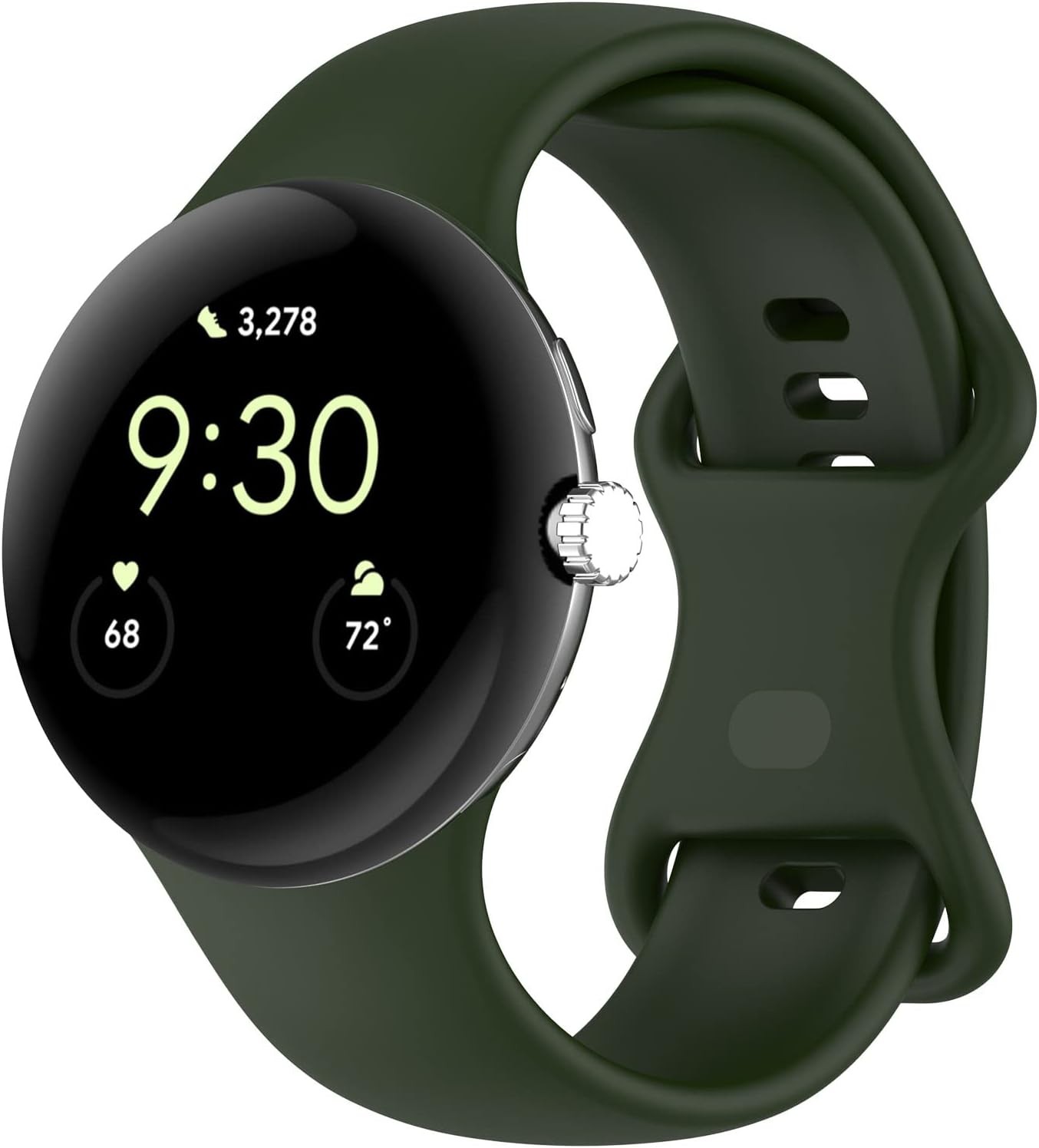 Colorful Soft Silicone Watch Band for Google Pixel Watch 4 41mm – Quick Release