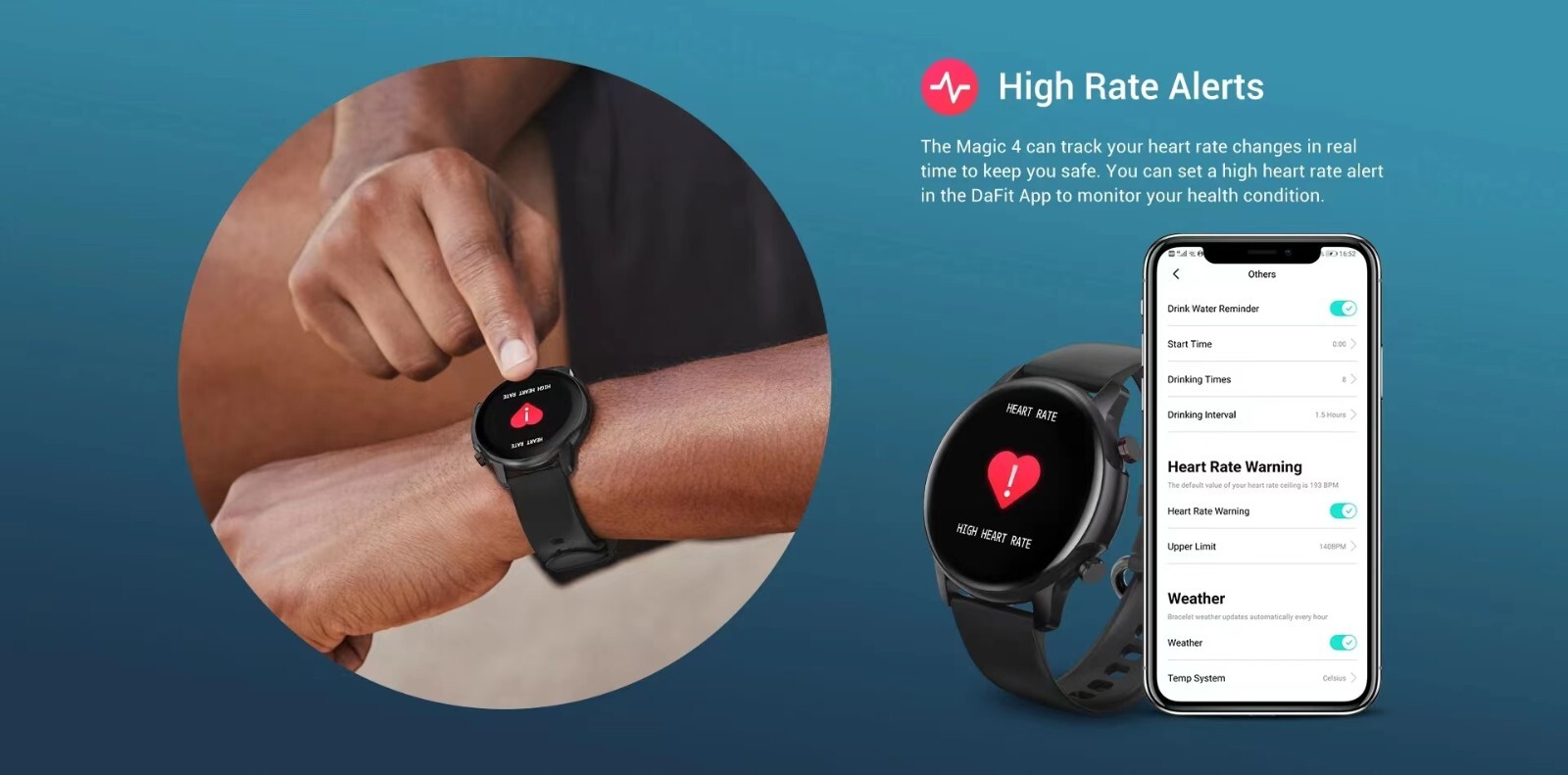 Smart Watch Sports Waterproof Sleep Bluetooth iPhone WIFI GPS Calling HD Screen