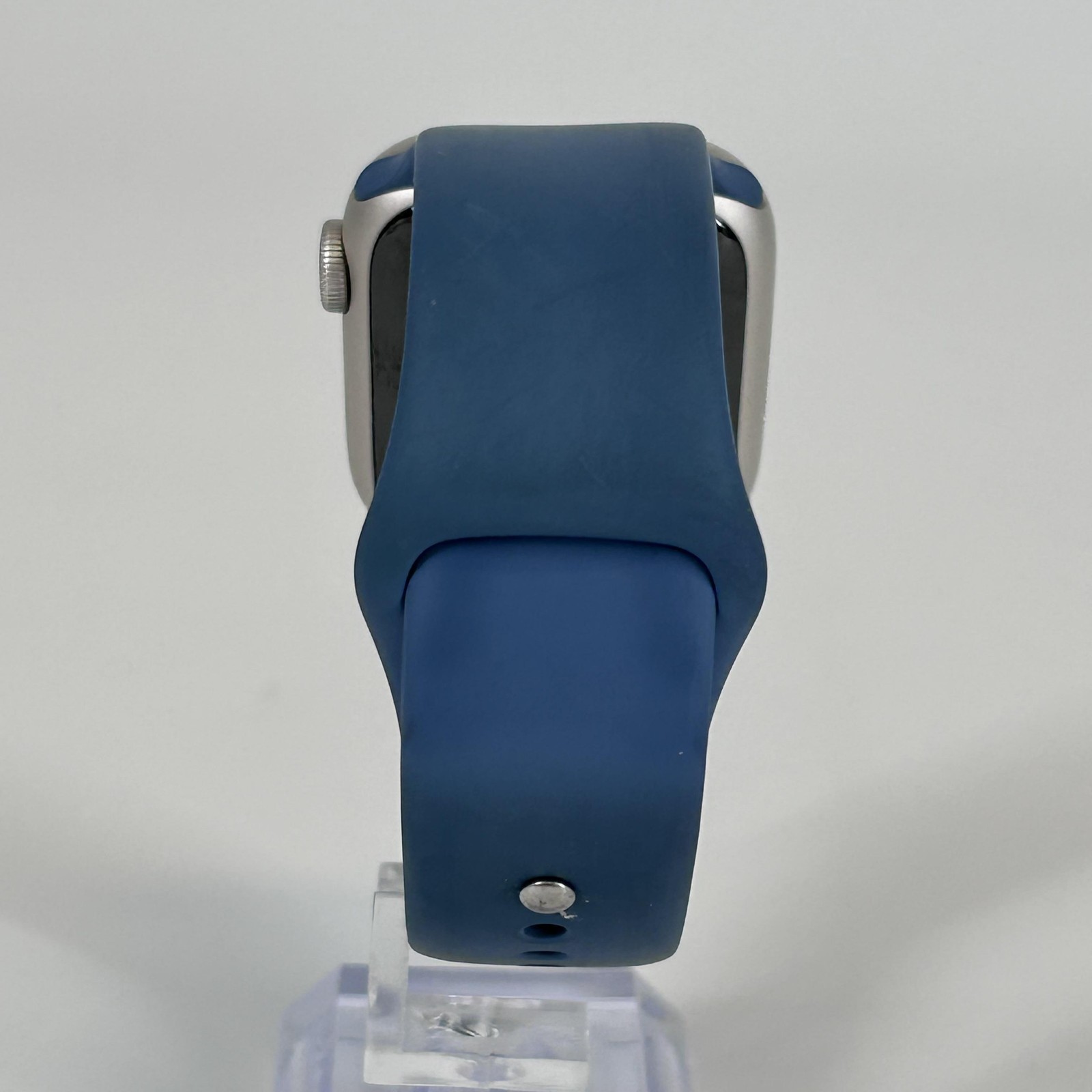 Apple Watch (Series 9) 41mm Starlight Aluminum (LTE) w/ Blue Sport – Good