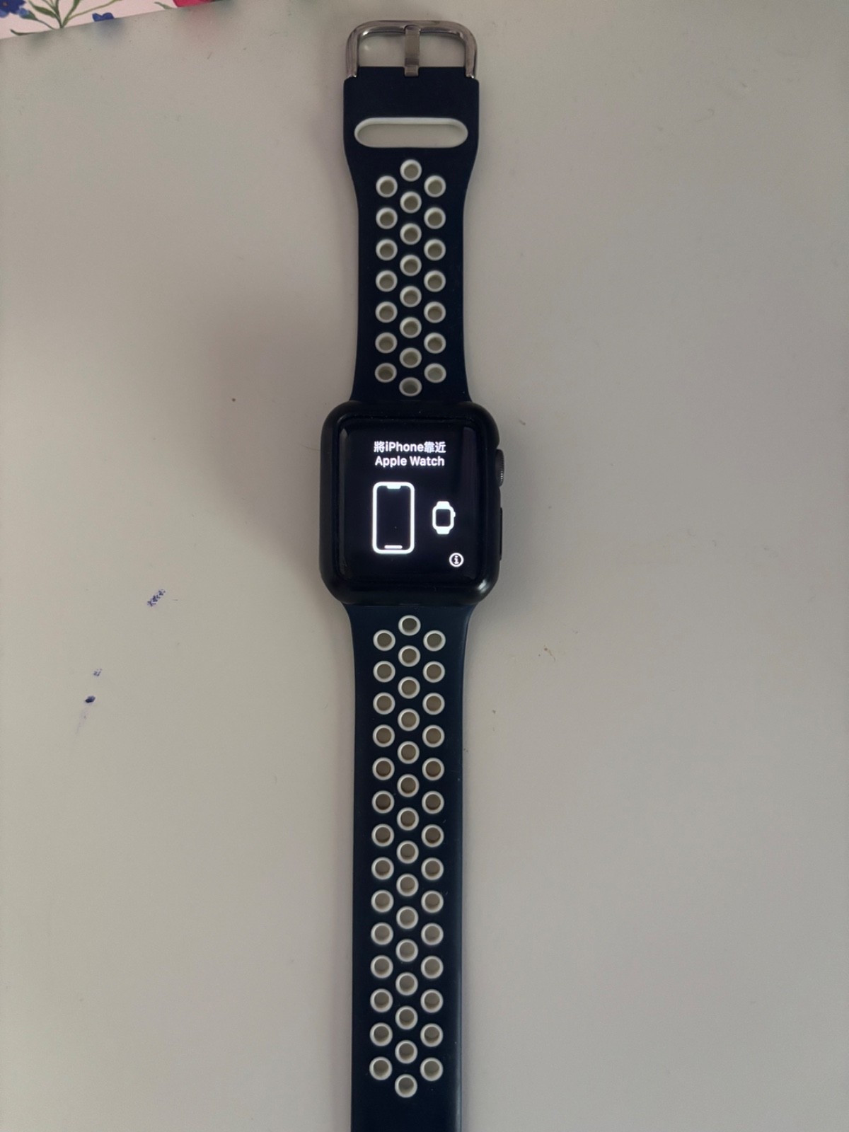 Apple Watch Series 3 38mm Space Gray Aluminum Case with Black Sport Band…