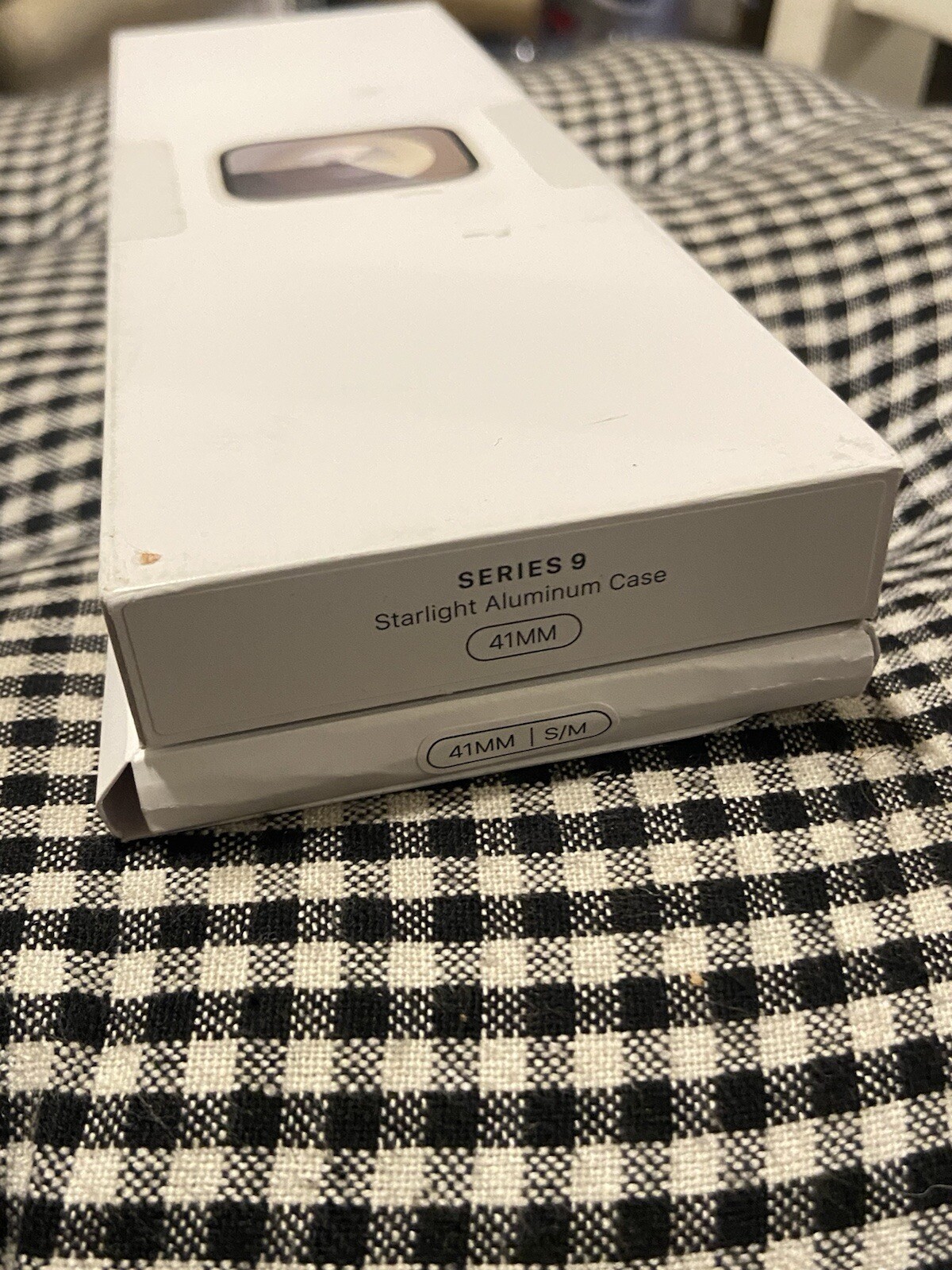 Apple Watch Series 9 GPS 41mm Aluminum Case with Starlight Sport Band – S/M