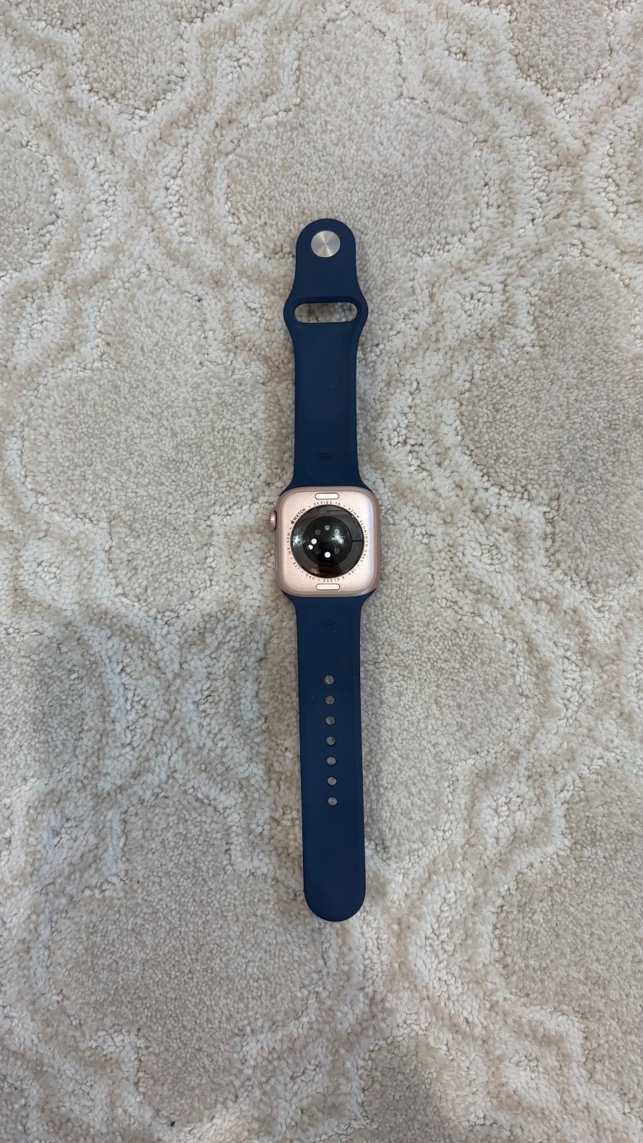 Apple Watch Series 10 42mm GPS/LTE Rose Gold Case Navy Band MWX93LW/A