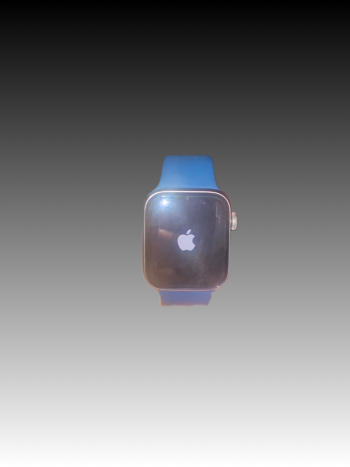 Apple Watch Series 5 44mm Space Gray with blue Sport Band – S/M