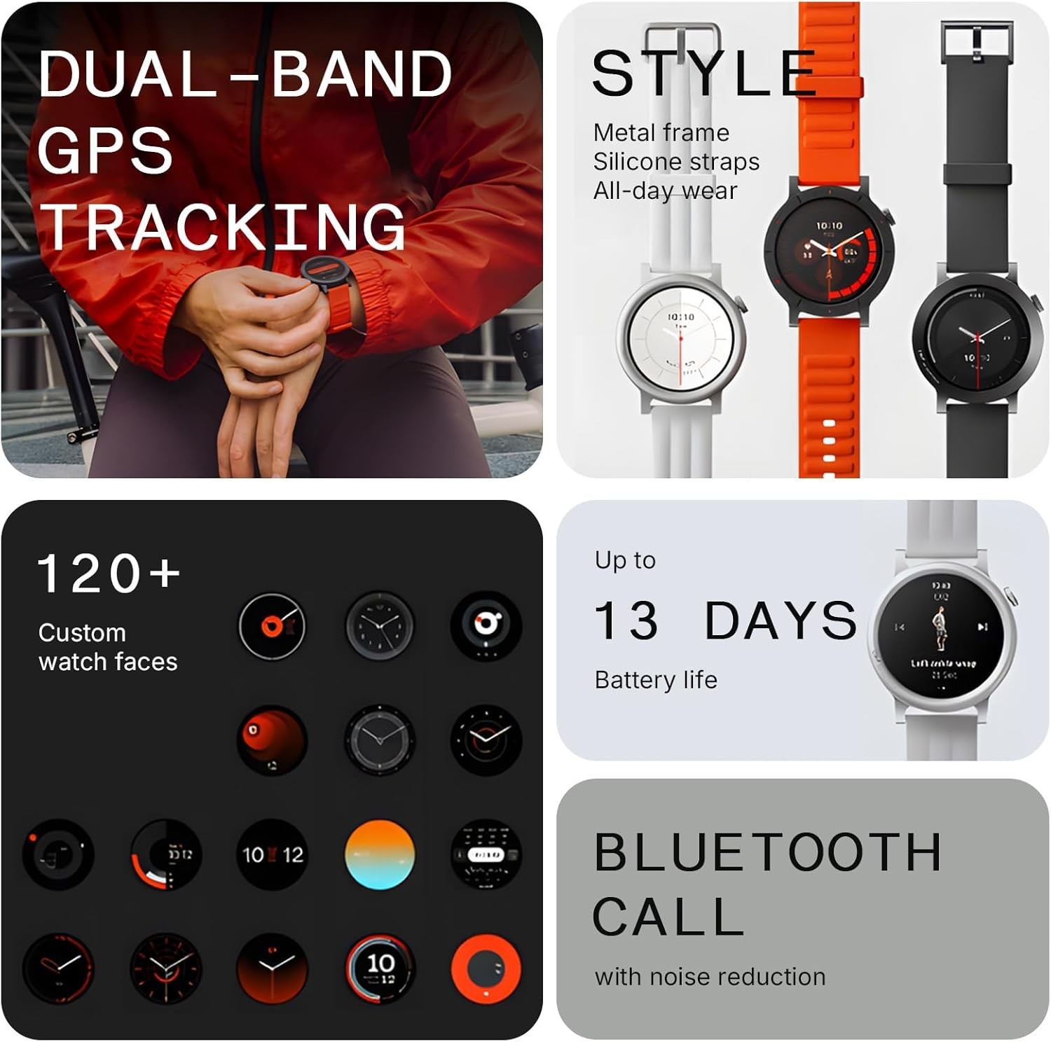 New CMF BY Nothing Watch 3 Pro Smart Watch Bluetooth Call AI Energy Orange