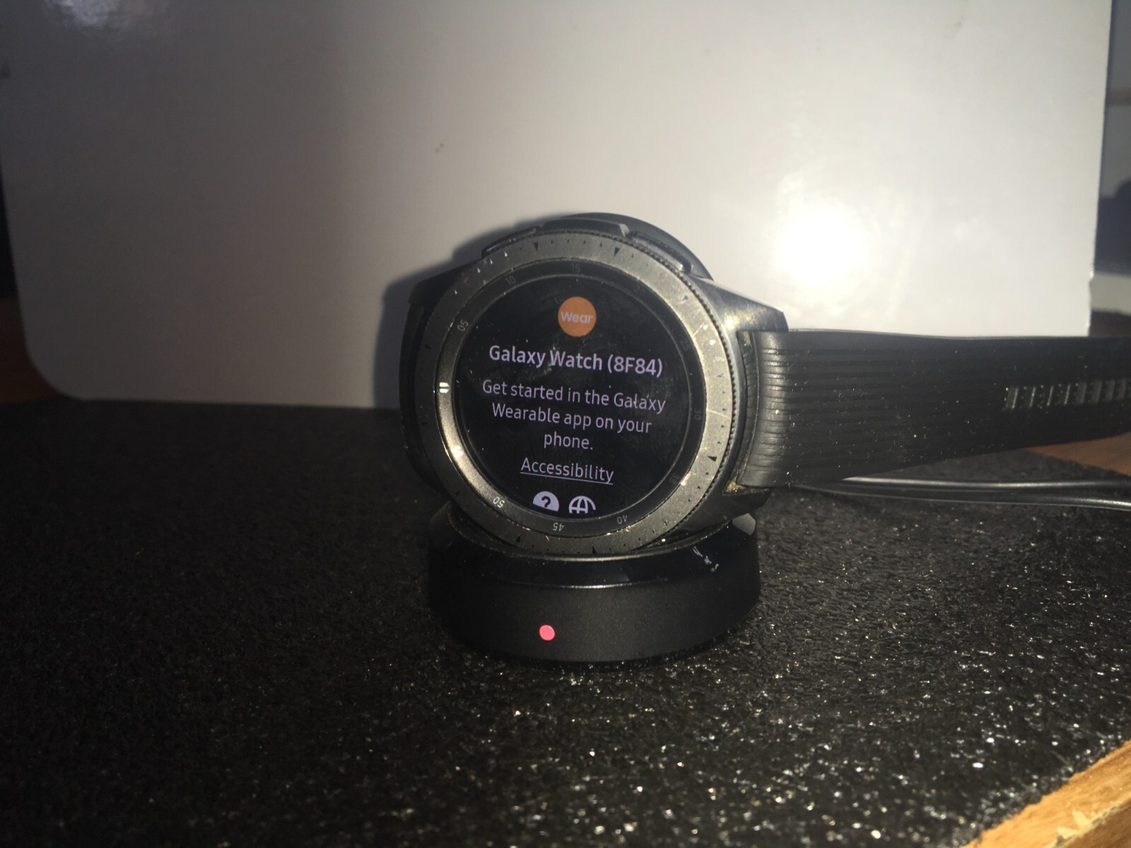 Samsung Galaxy Watch SM-R810 42mm Midnight Black Case Classic Buckle Onyx Black