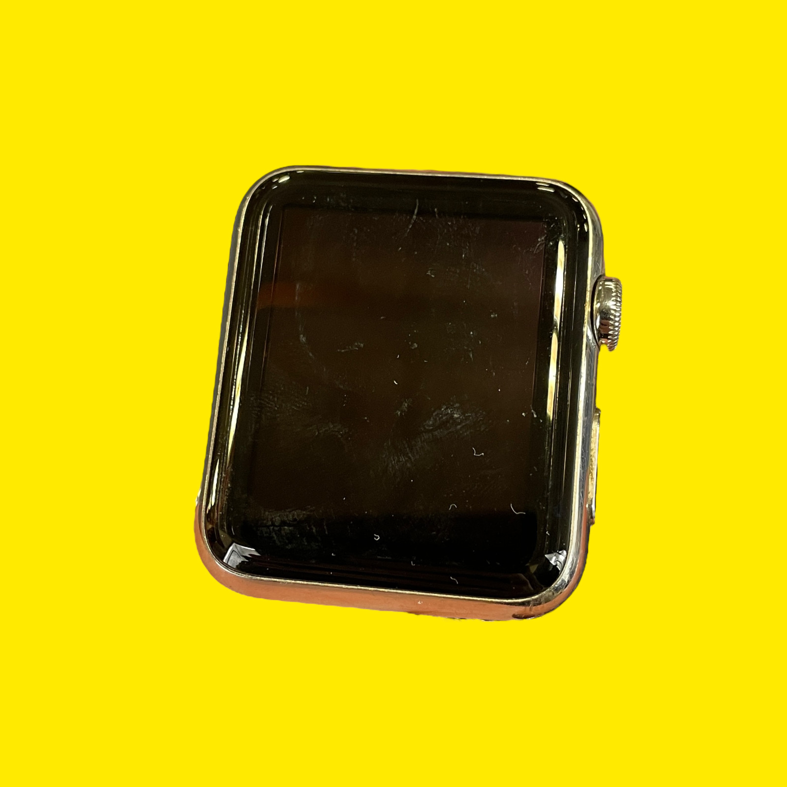 FOR PARTS LOT OF 2 Apple Watch Series 316L A1554 42MM Stainless Steel #5047