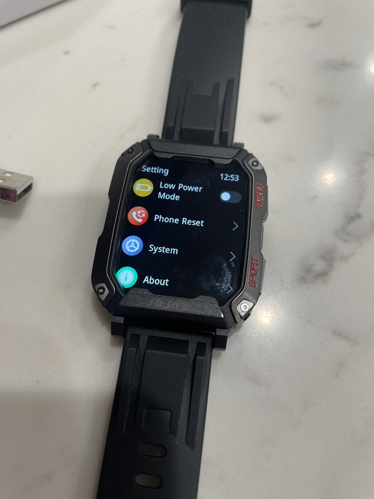 Smart Watch Rugged and Military AI Assistant Tracking, Health Monitoring