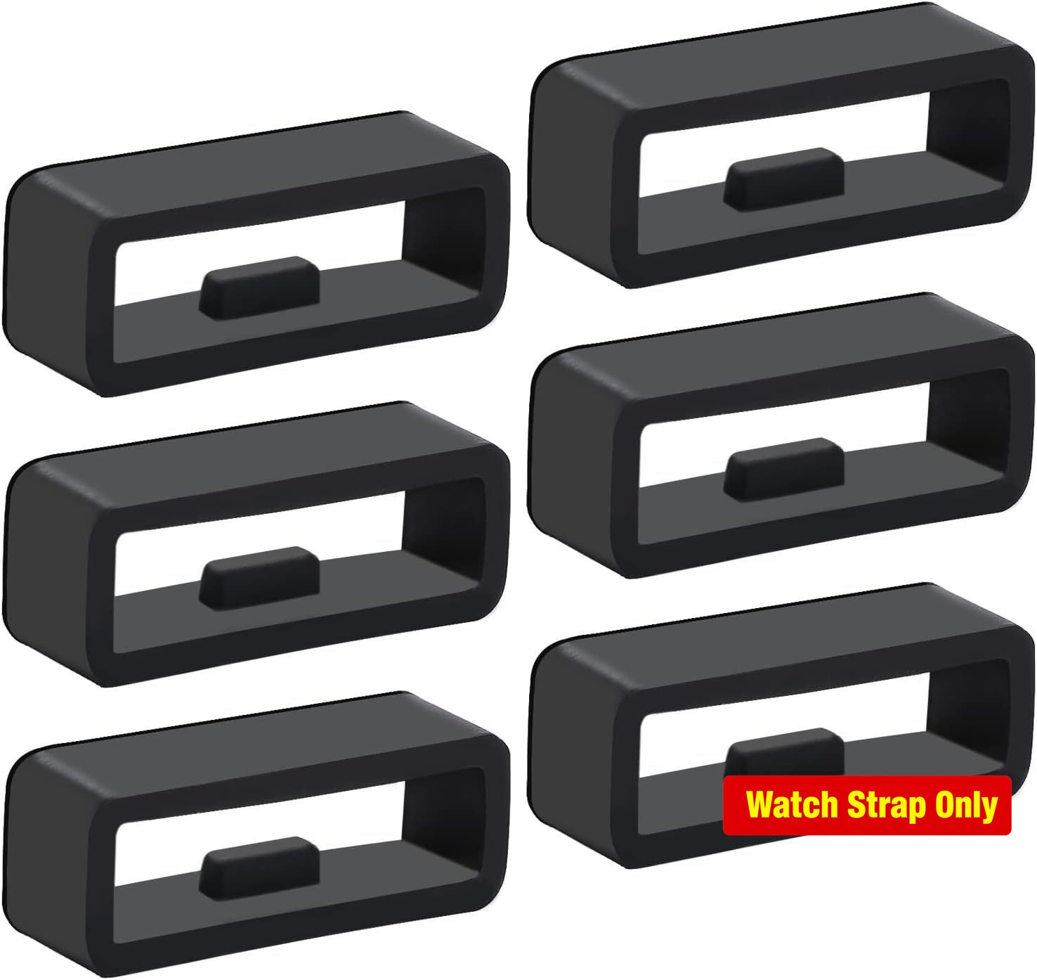 6 Pack Only Strap For Smart Sport Watches Silicone Replacement
