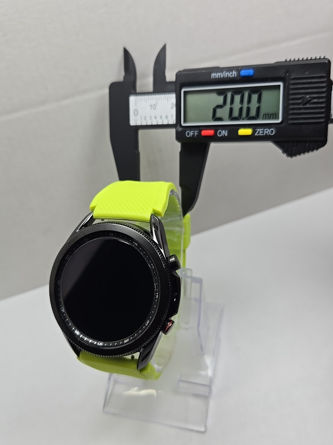 Samsung Galaxy Watch3 45mm LTE Mystic Black Smartwatch GPS Heart Rate Neon *READ