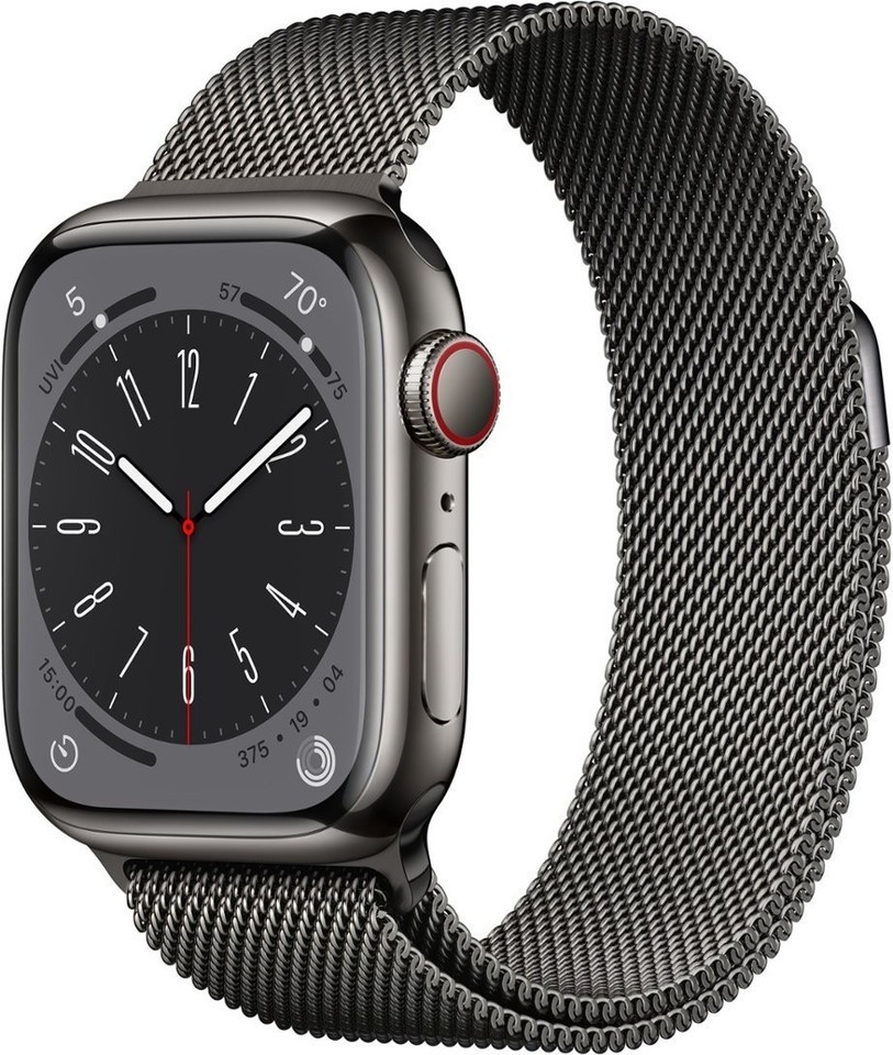 Apple Watch Series 8 45mm STSteel – GPS+Cellular (China Version) – GPS Works US
