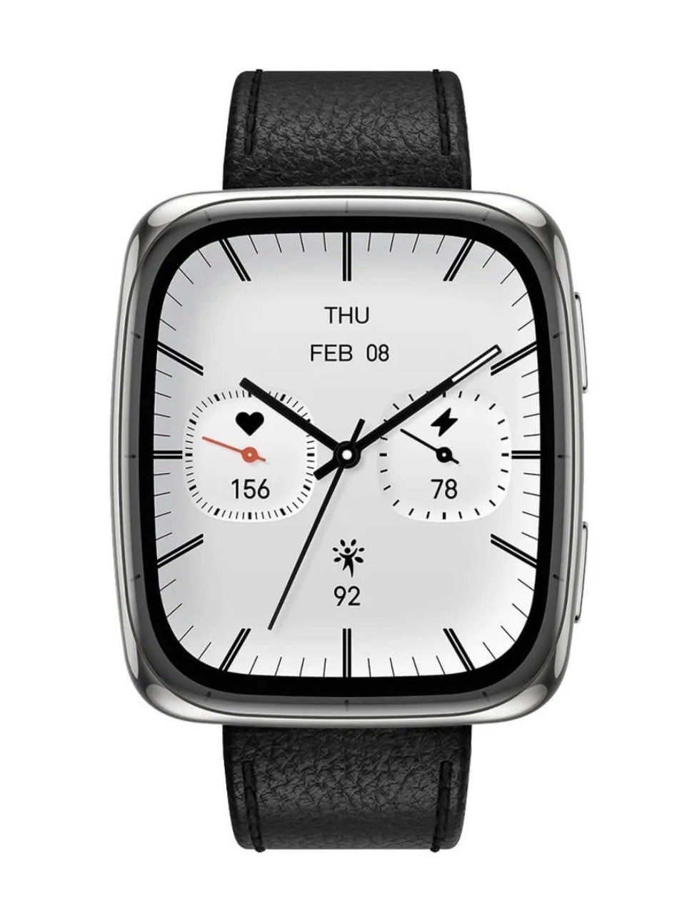 Amazfit Active 2 Premium Smart Watch (Square) , 10 Day Battery, Sapphire Glass