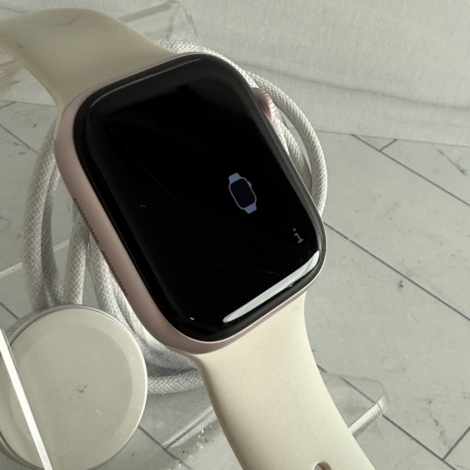 Apple Watch Series 10 42mm GPS WiFi Rose Gold A2997 Smartwatch #H237