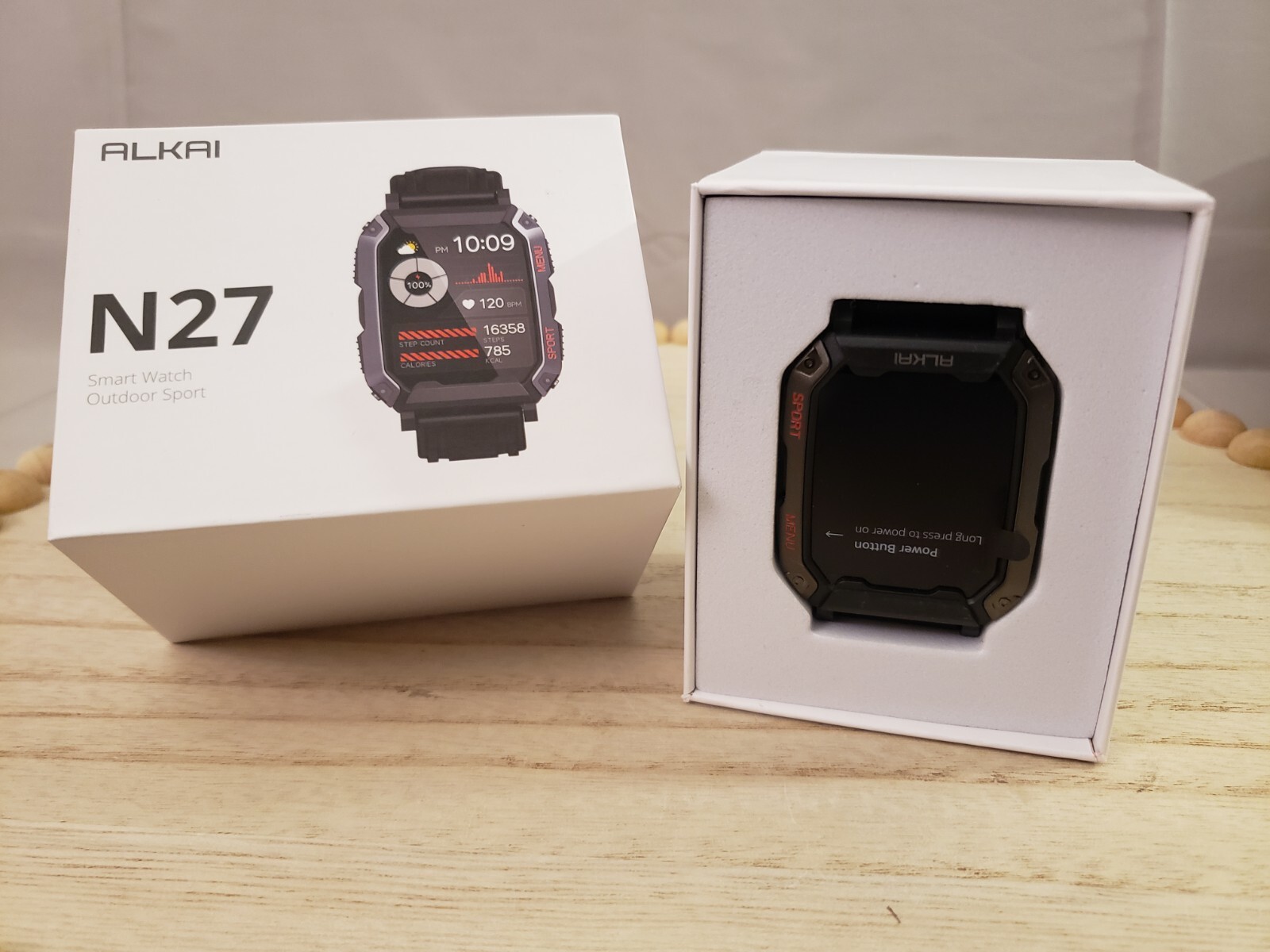 Alkai N27 Smart Watch – Sport And Outdoor – Open Box – New!