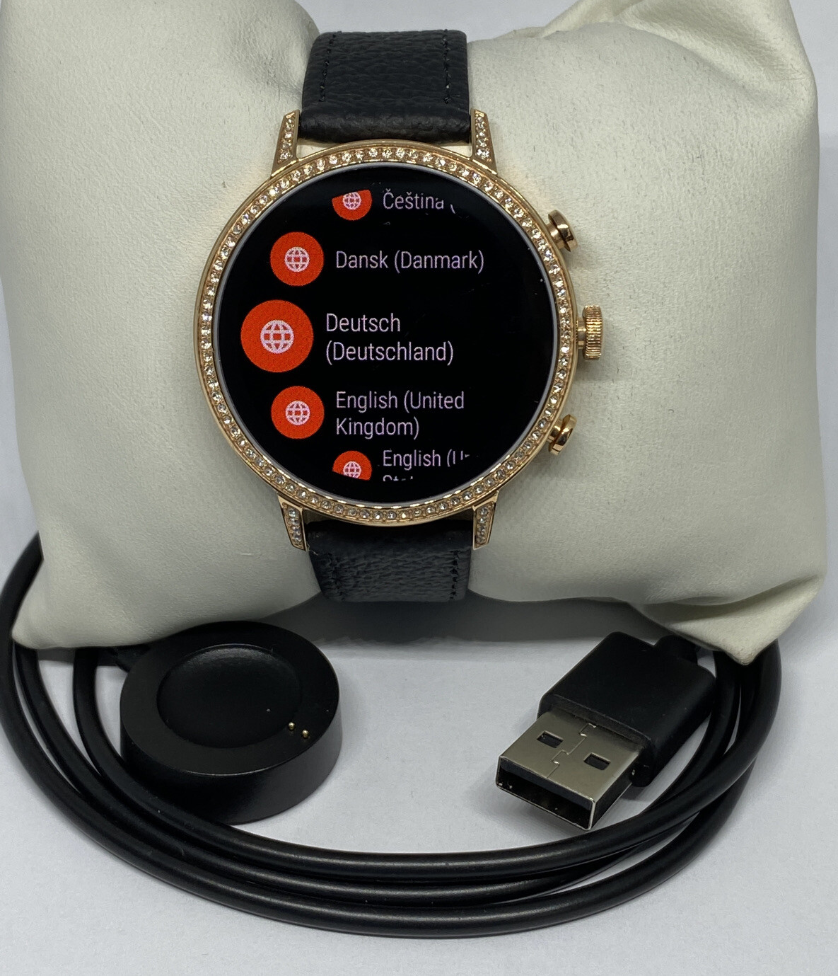 Fossil Gen 4 Authentic Digital Dial Smart Watch Custom Band FTW6011 DC508