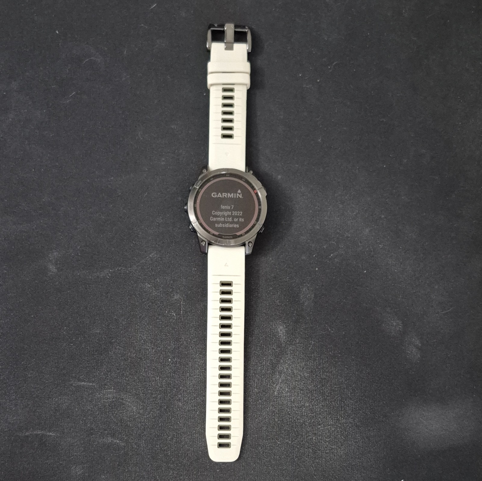 Garmin fēnix 7 Sapphire Solar GPS Watch – White Band