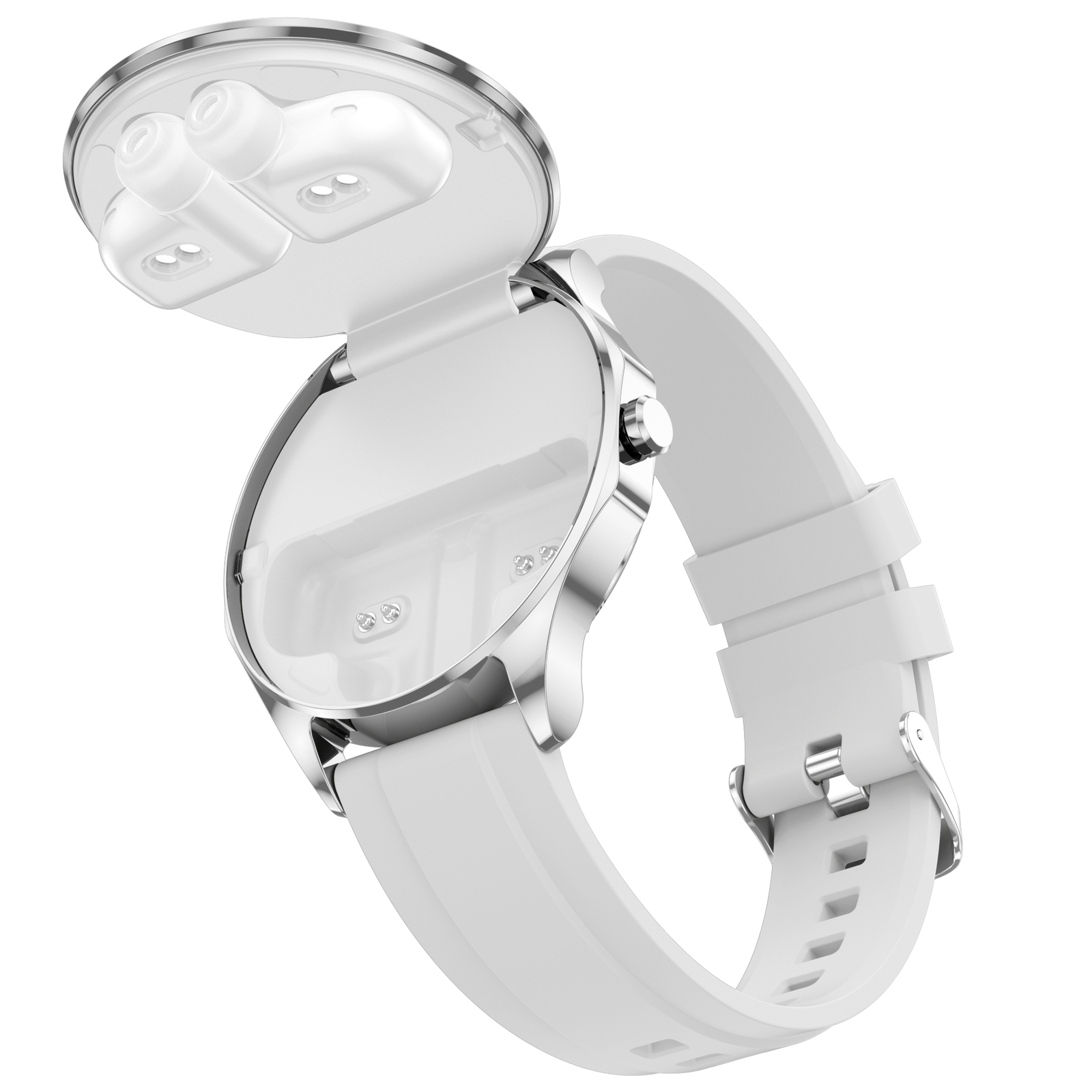 Smart Watch with Earbuds Men Smartwatch 2 In 1 Bluetooth Headset For Android iOS