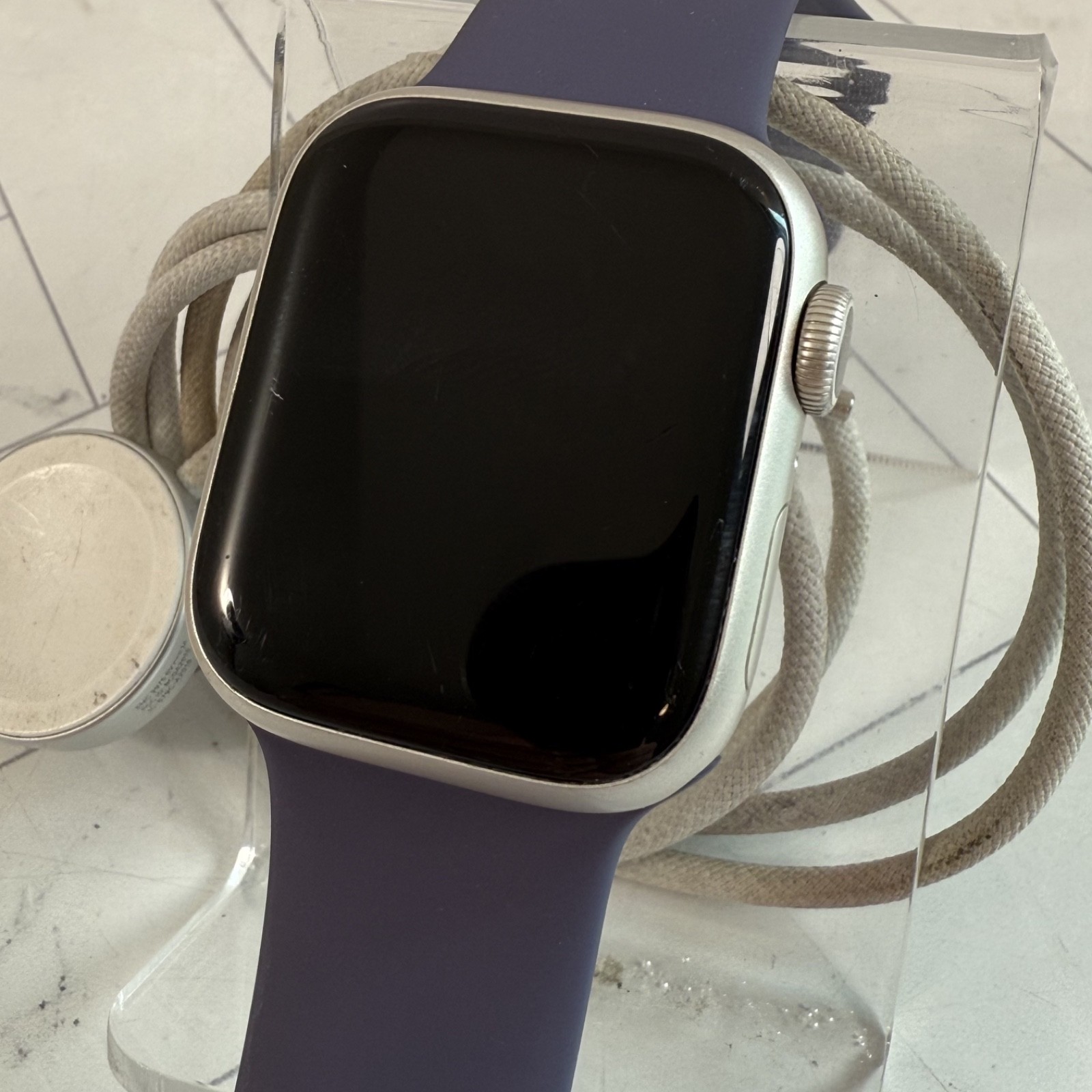 Apple Watch Series 9 41mm Starlight Aluminum GPS WiFi Smartwatch #H245