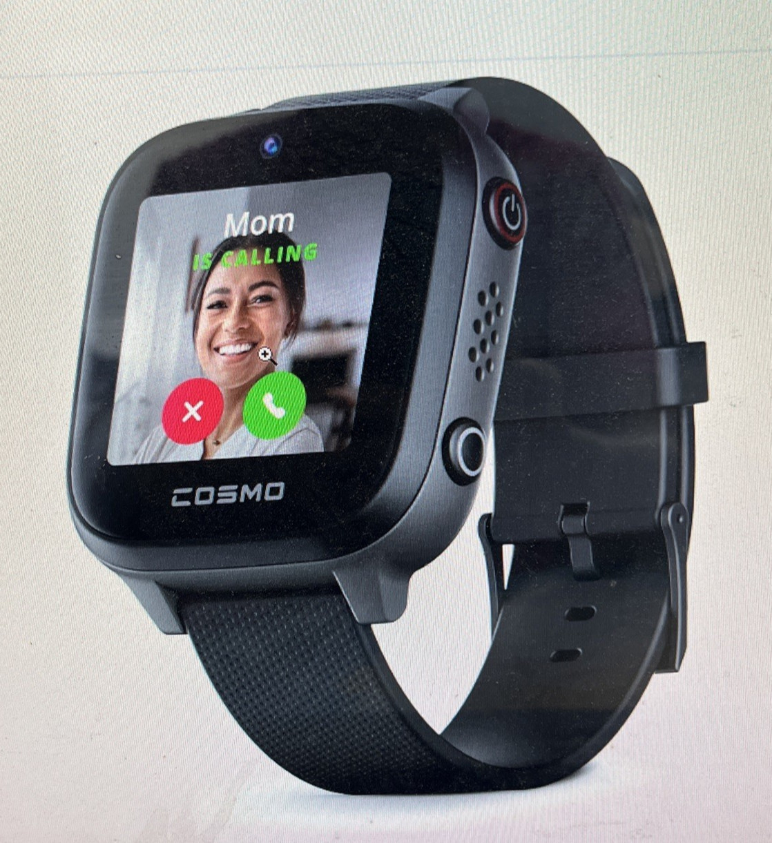 JrTrack 4 Kids Smart Watch by COSMO | Phone Watch & GPS Tracker Black