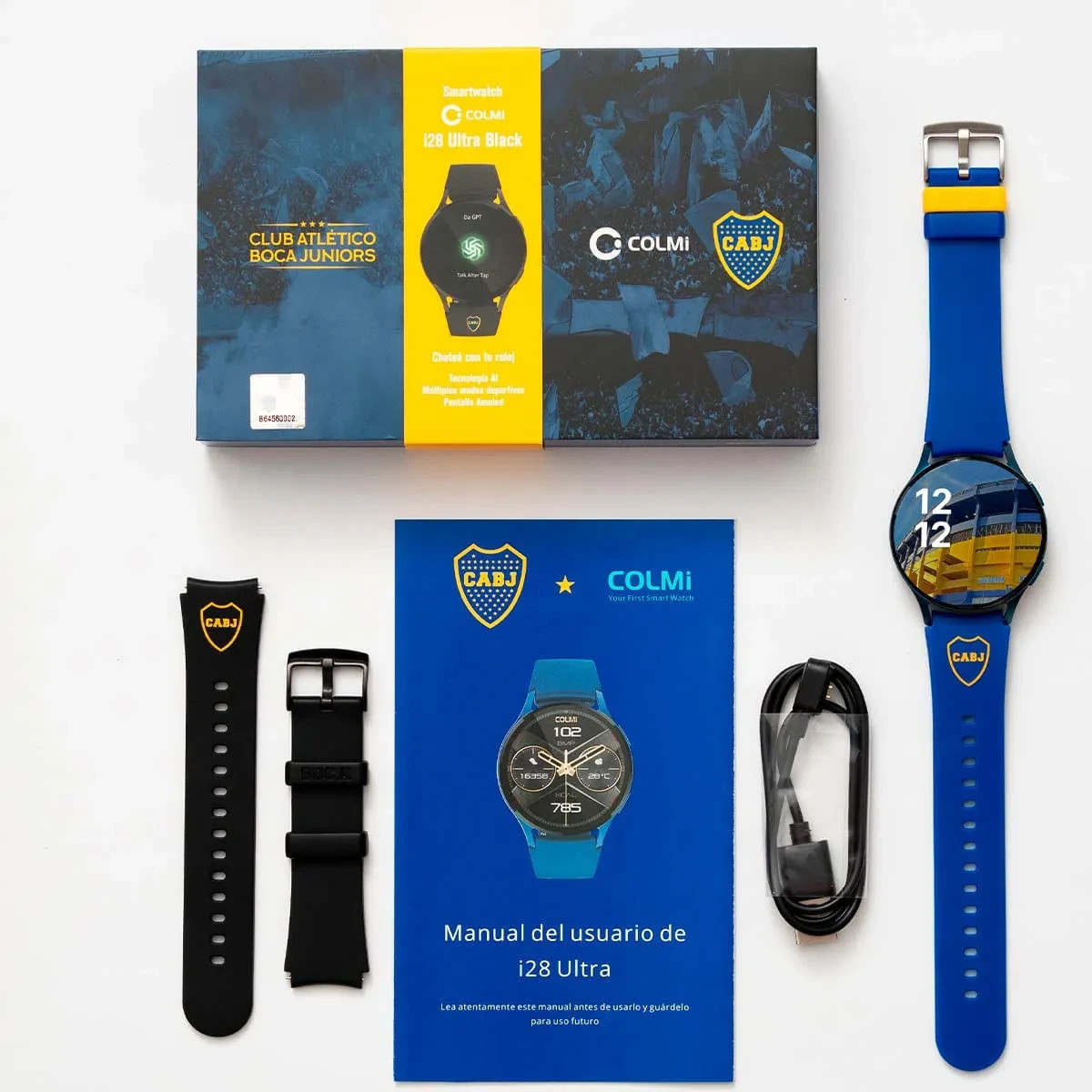 Smartwatch Oficial Boca Colmi I28 Ultra + Correa Extra + Fon