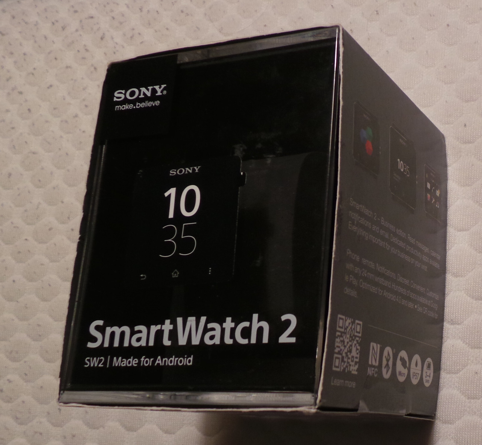 Packaging only for Sony SW2 Smart Watch 2 – packaging only no watch