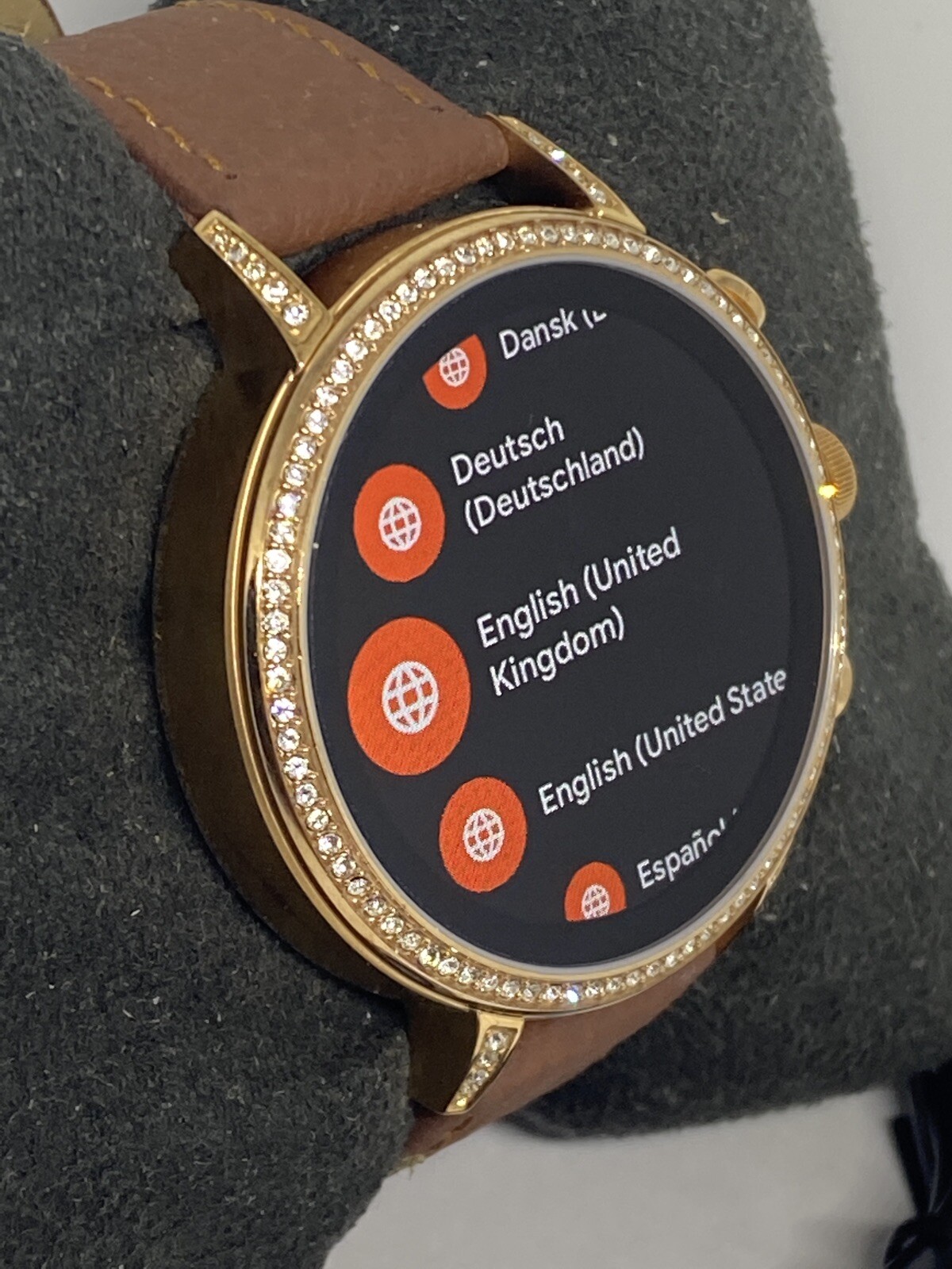 Fossil Gen 4 Authentic Digital Dial Smart Watch Custom Band FTW6011 AB573