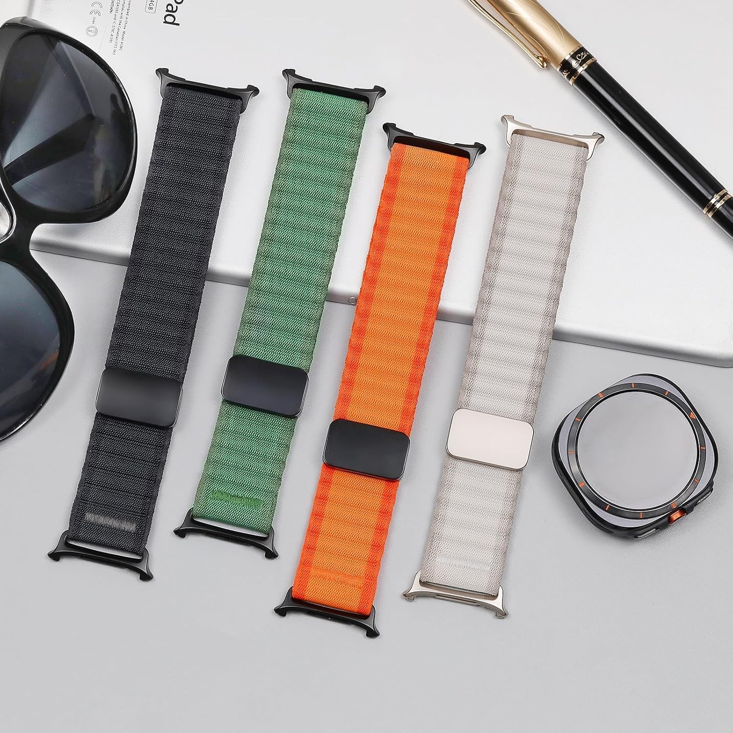 Breathable Soft Fabric Band for Samsung Galaxy Watch Ultra 47mm – Lightweight Ny