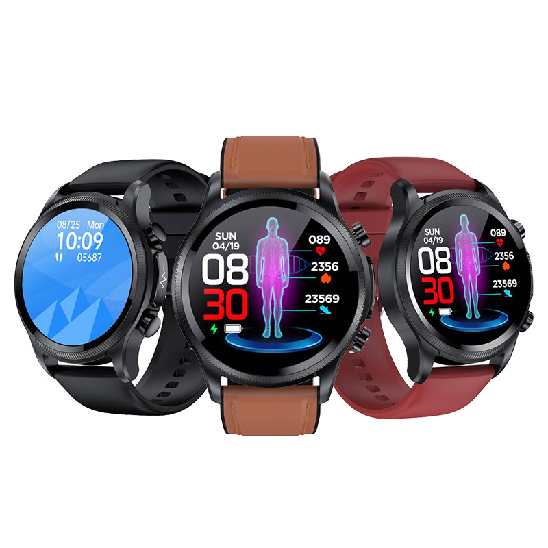 Medicoswatch E400 ECG Body Temperature Measuring Smartwatch