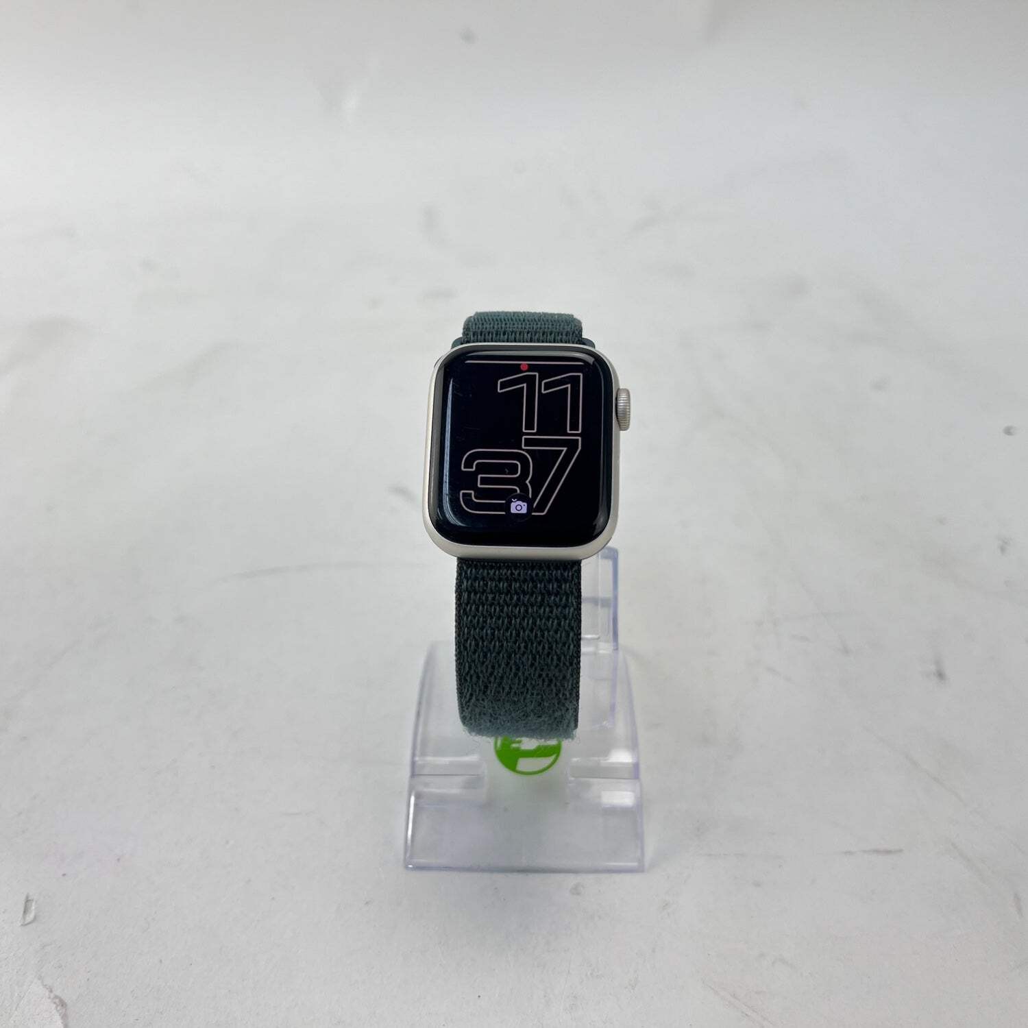 GPS Only Apple Watch SE 2nd Gen 40MM Starlight Aluminum Anchor Blue Sport Band M