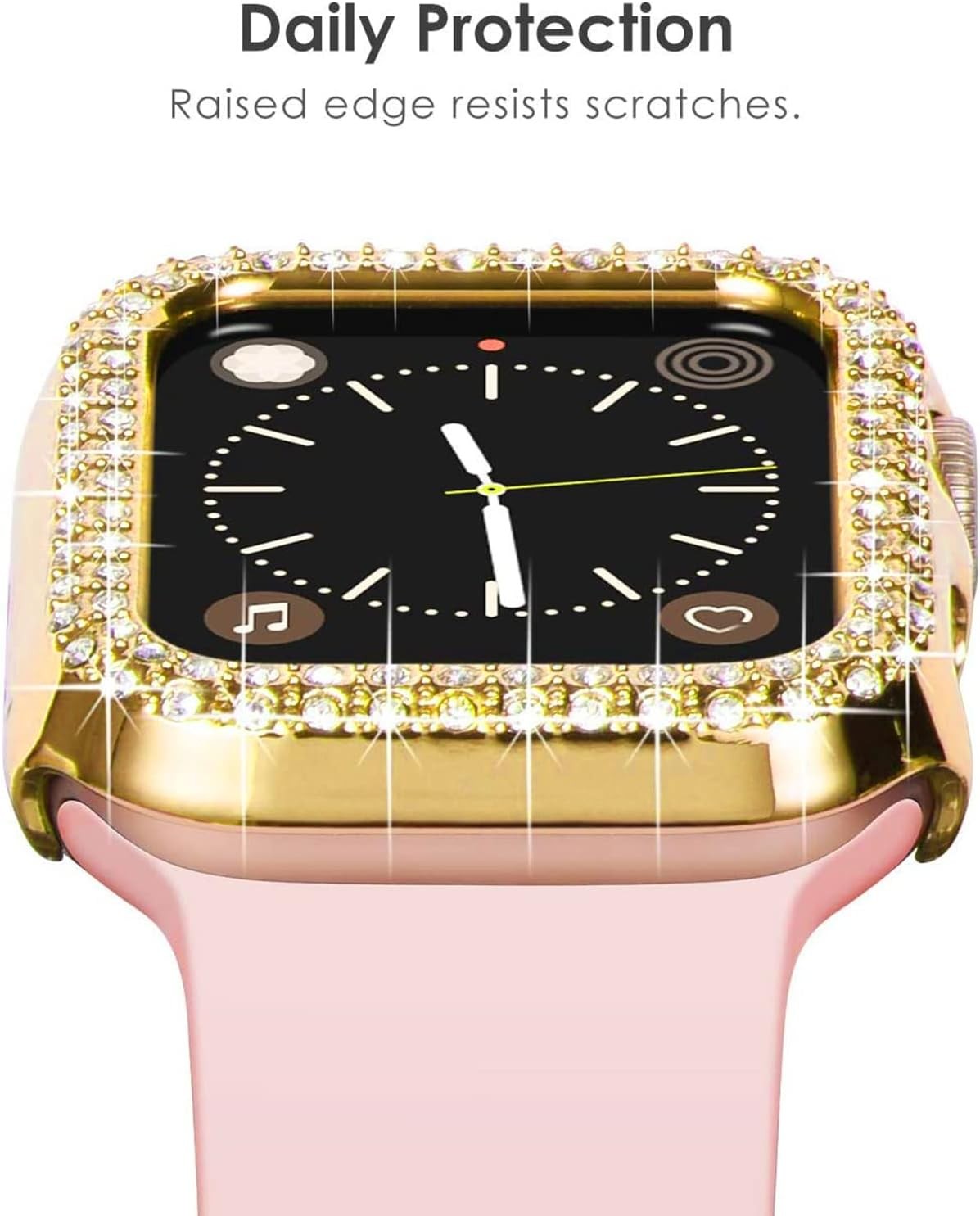 2-Pack Case For Apple Watch Ultra 3 / Ultra 2 (49mm) Bling Rhinestone Cover