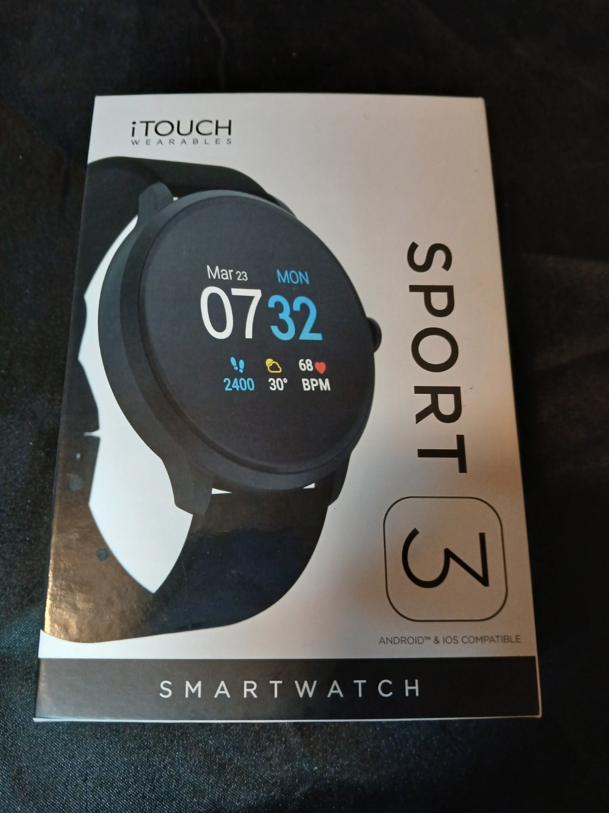 iTouch Sport 3 Smartwatch All Black