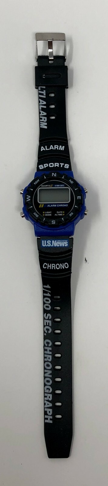 U.S. News, Multi-Alarm Sports, 1/100 Sec. Chronograph, Used Konik & Co. Watch,