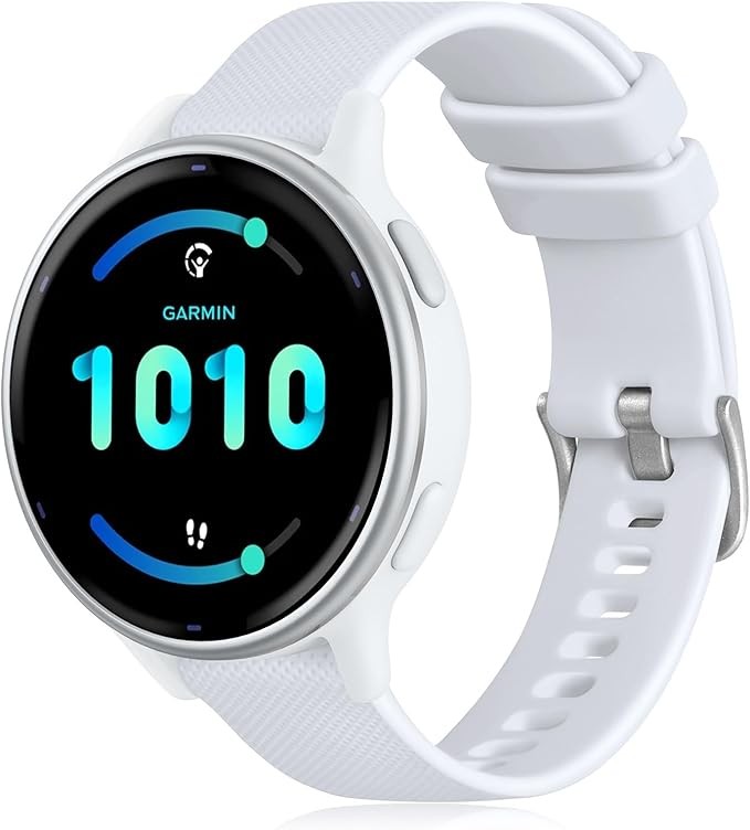 Silicone Band Compatible with Garmin Vivoactive 5 and 3 Series 20mm Sport Watch