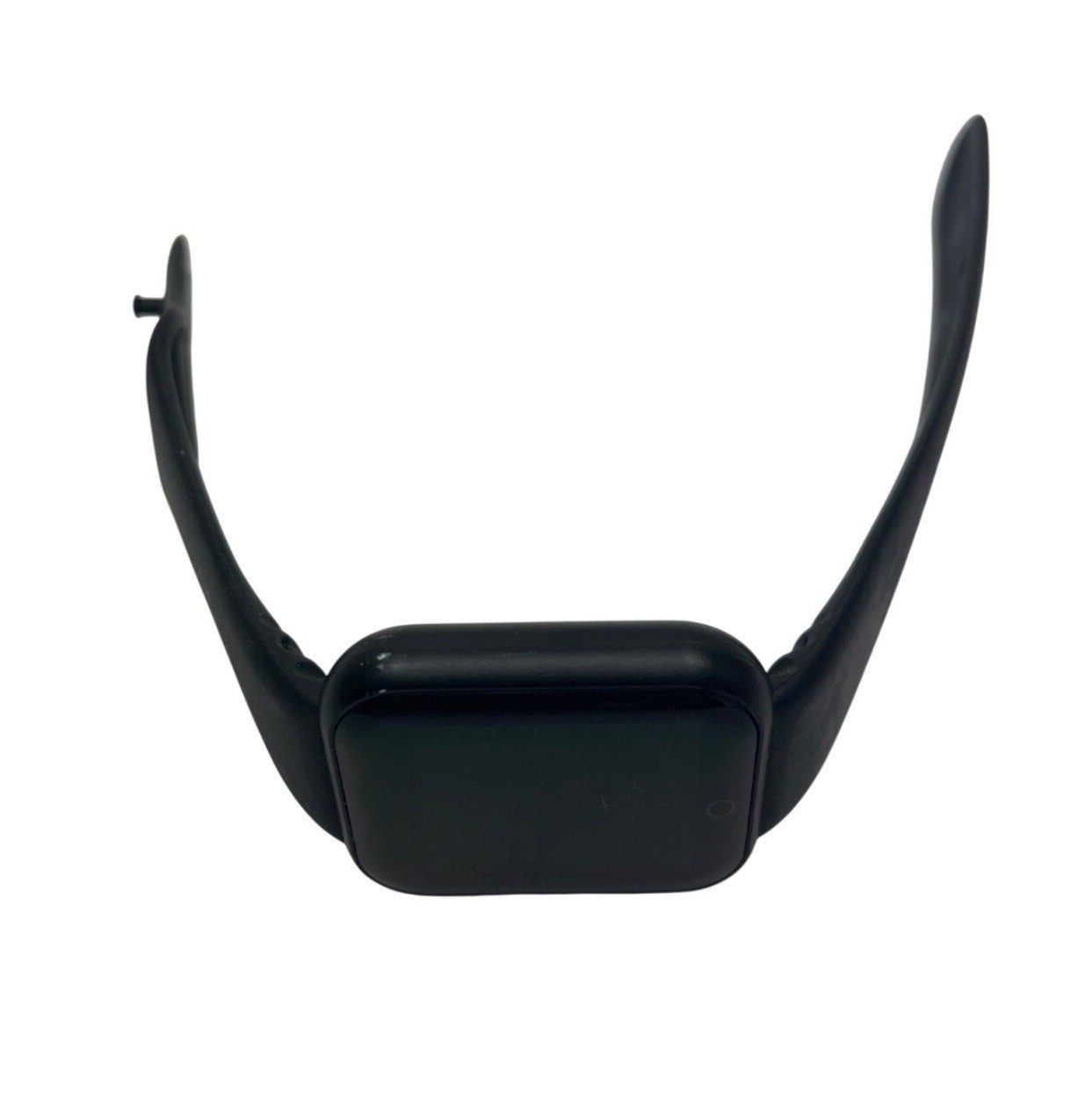 Black Square Smartwatch With Silicone Band A55