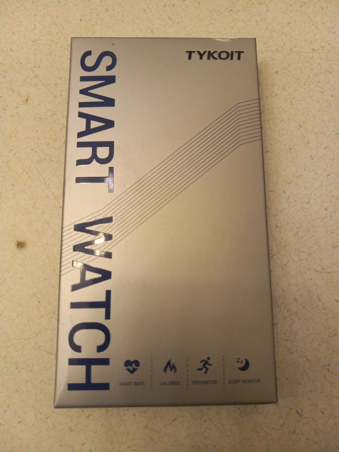 SMART WATCH TYKOIT HEART RATE, CALORIES, PEDOMETER , NEW IN BOX