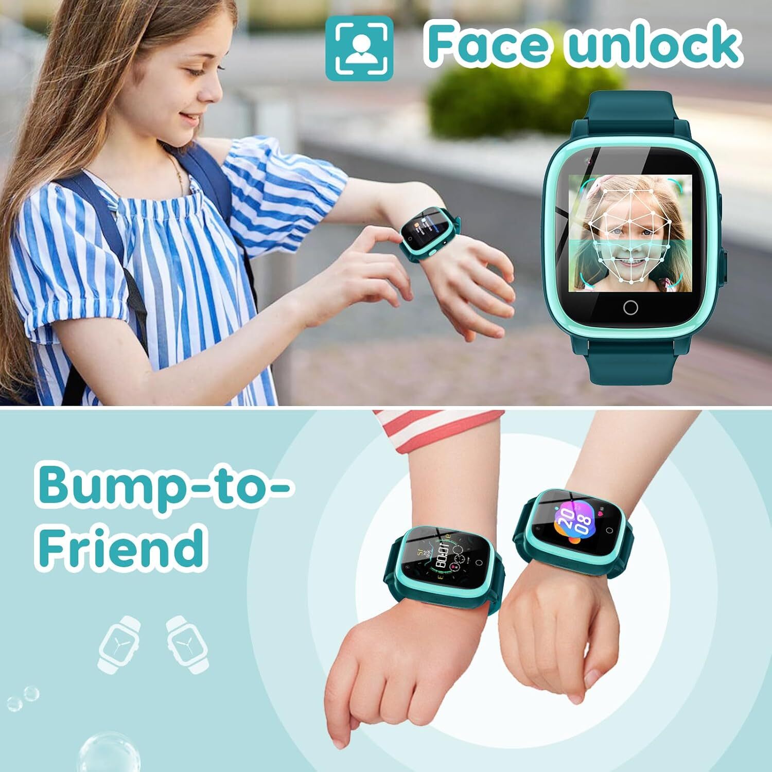 Kids Smart Watch GPS Tracker 4G Video Call Monitor SOS Children Child Gifts US