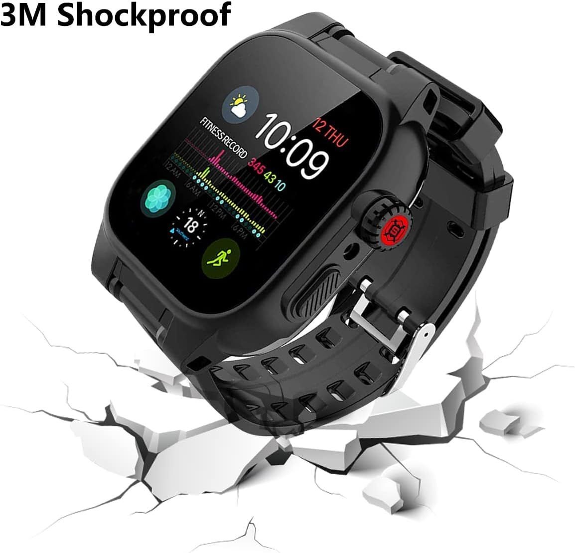 IP68 Full Body Protection Waterproof Case for Apple Watch 44mm Series 6/5/4/SE