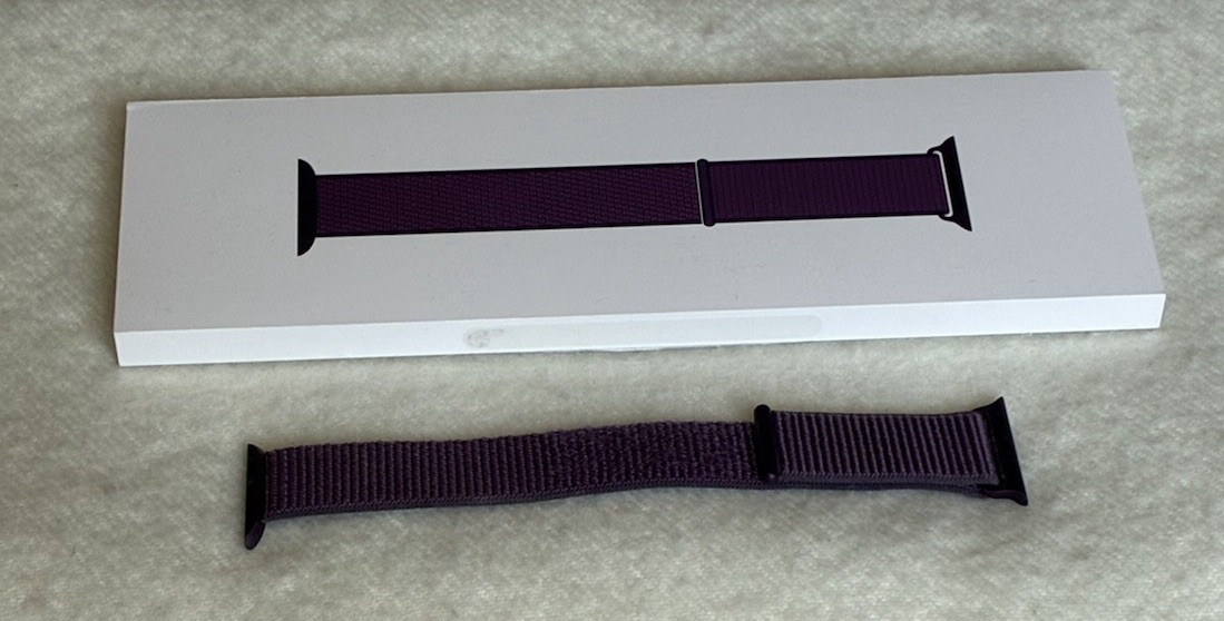 Plum Apple Watch Series 10 Sport Loop
